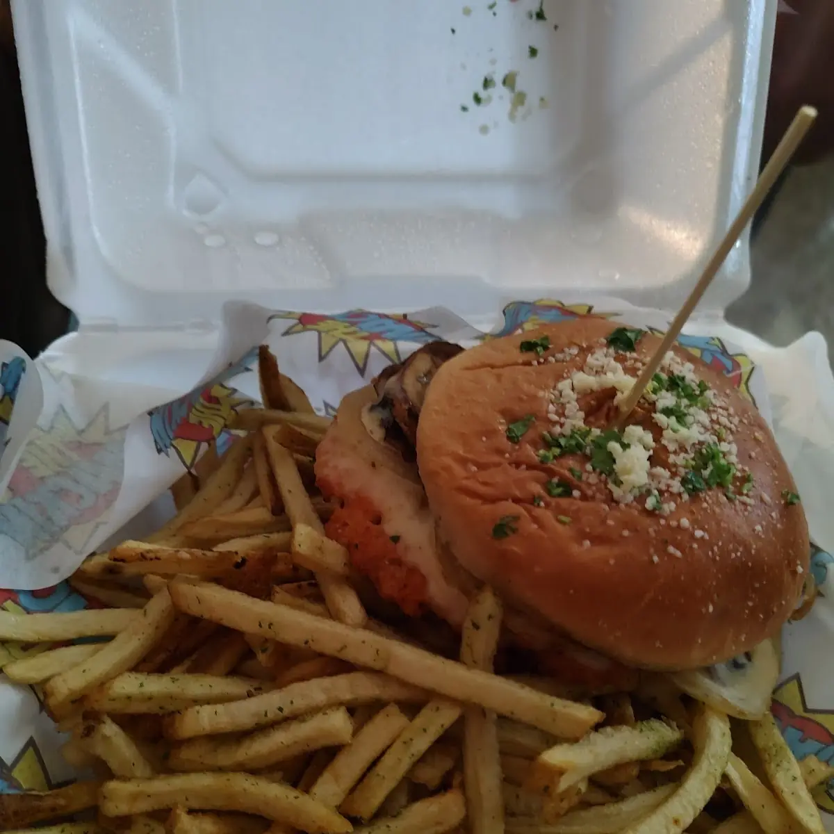 Salmon Fatso Burger Deluxe
