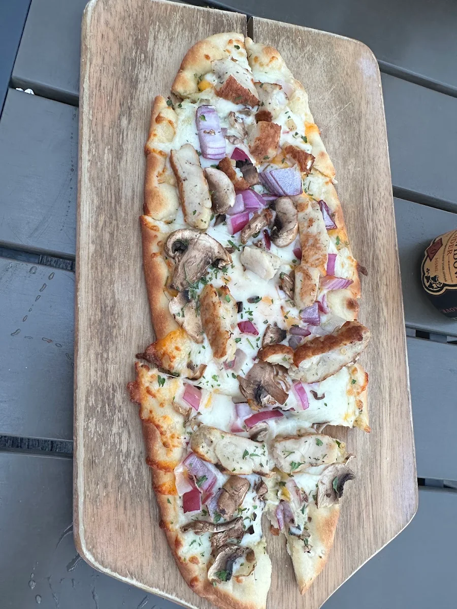 Grilled Chicken Flatbread