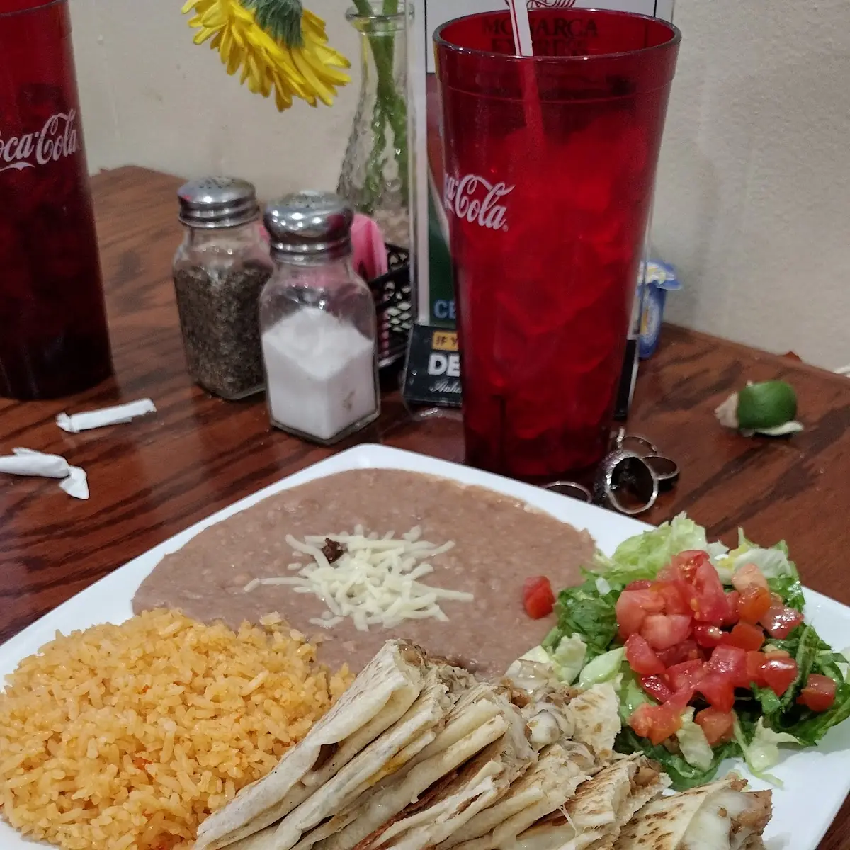 Chicken Quesadilla Plate