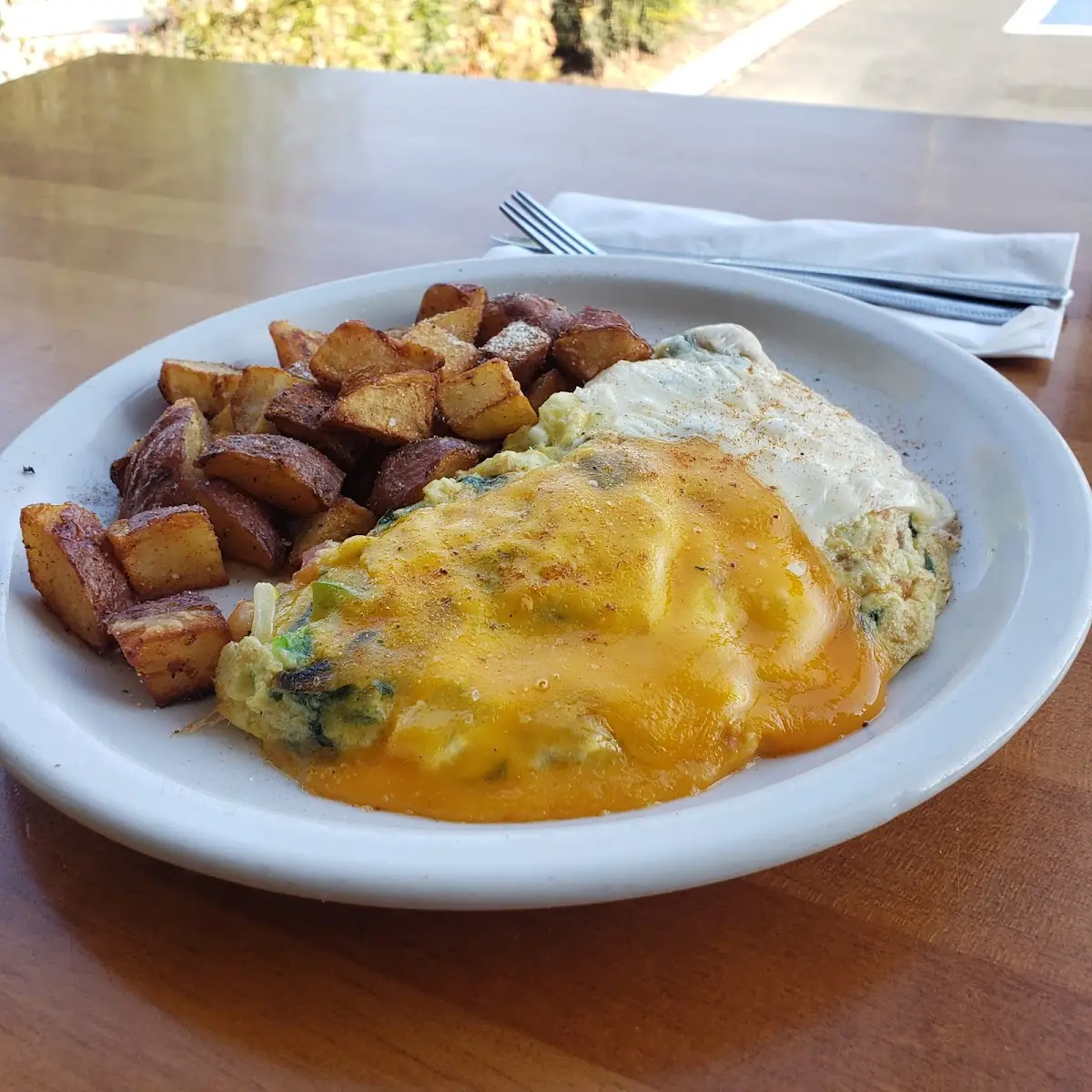 Chili & Cheese Omelette