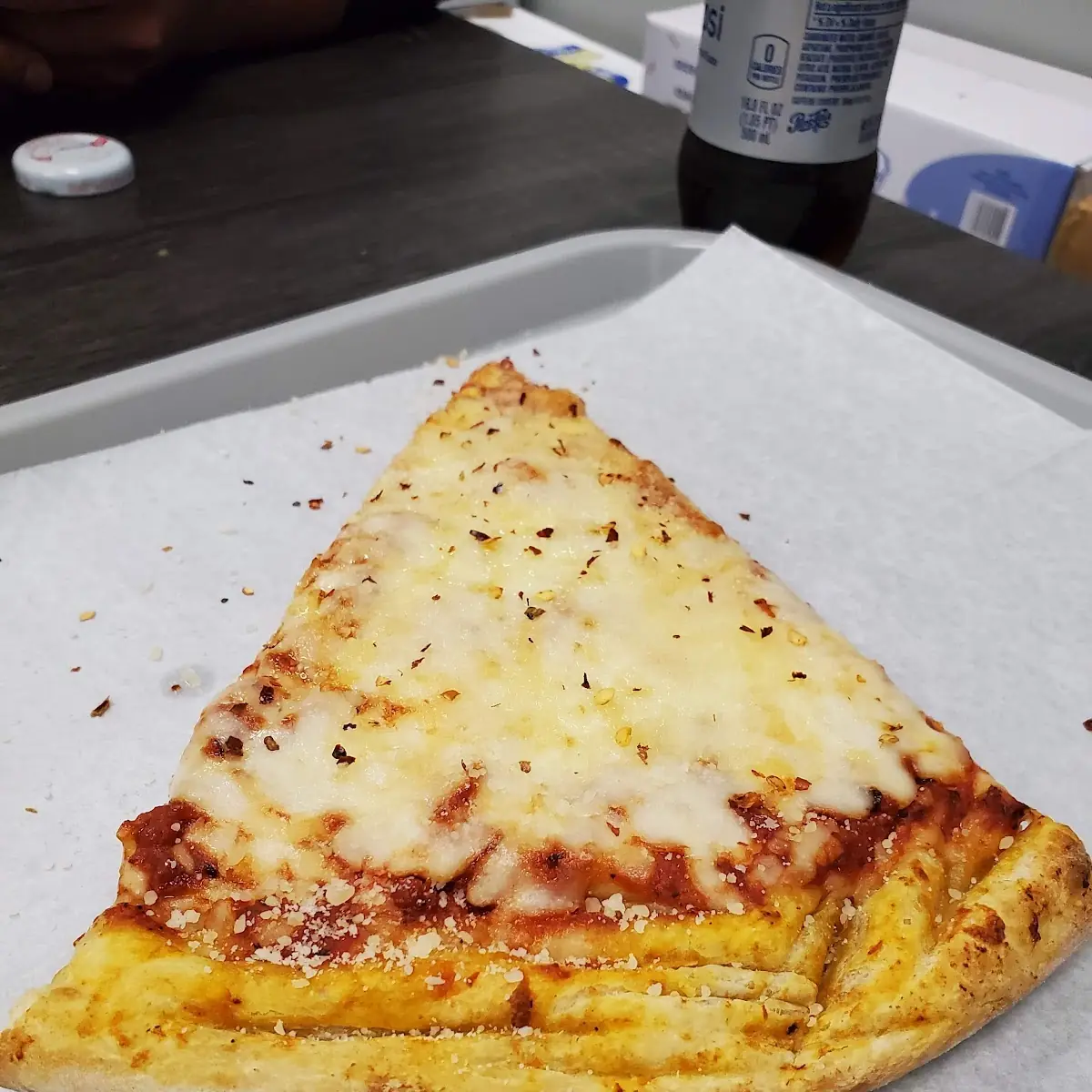 Two Cheese Pizza Slices & Dink