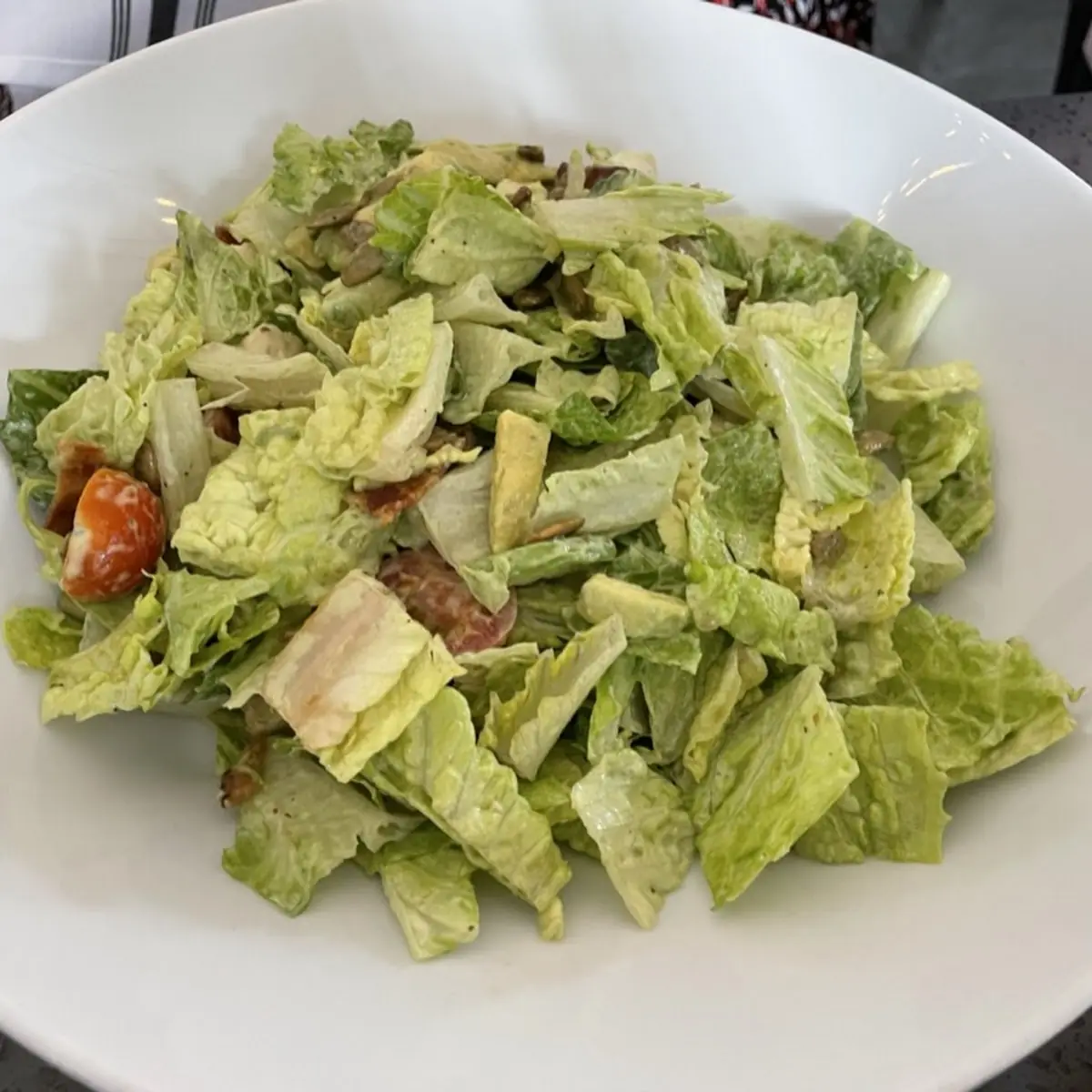 Lemon Caesar Salad with Chicken