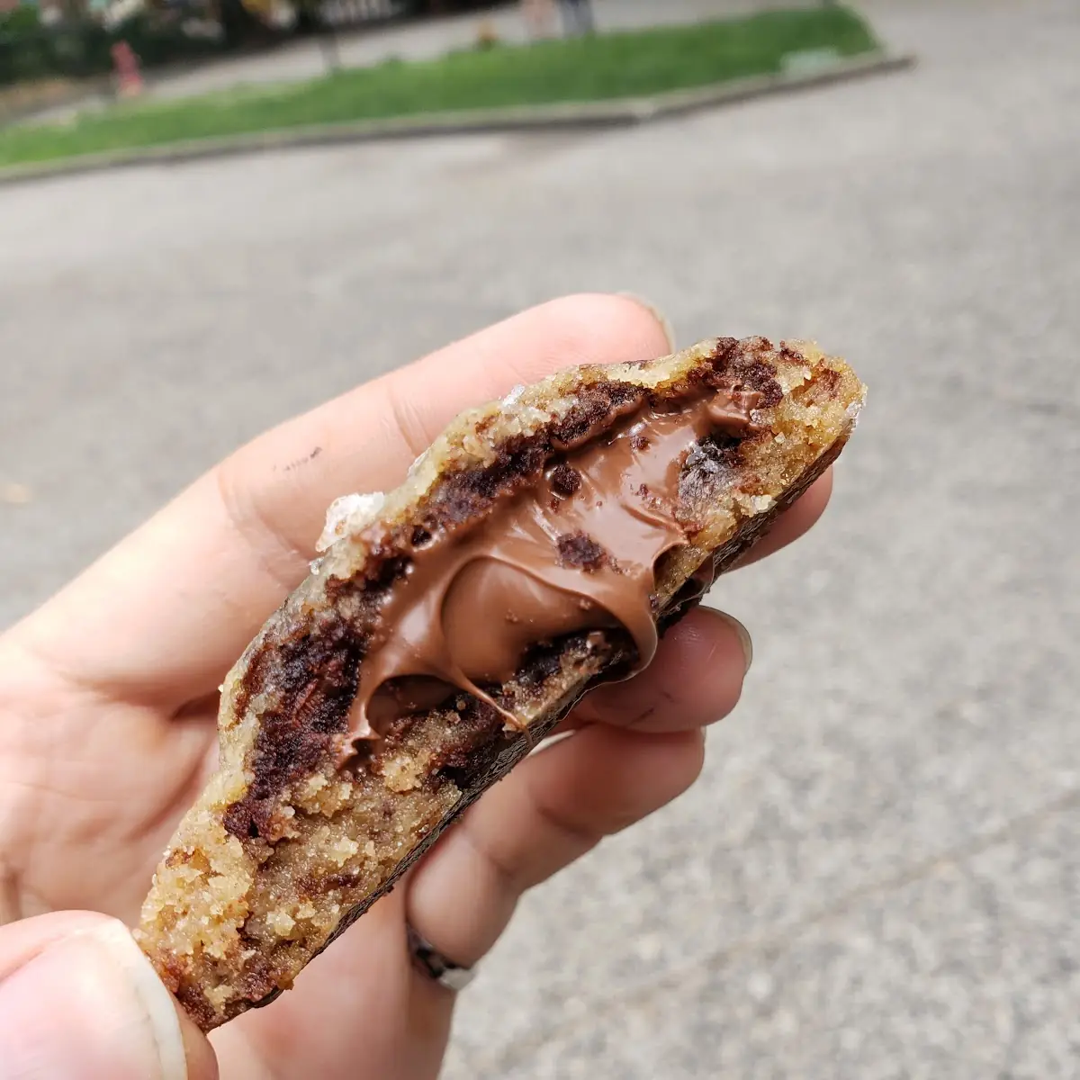 Stuffed Brownie Bite Nutella