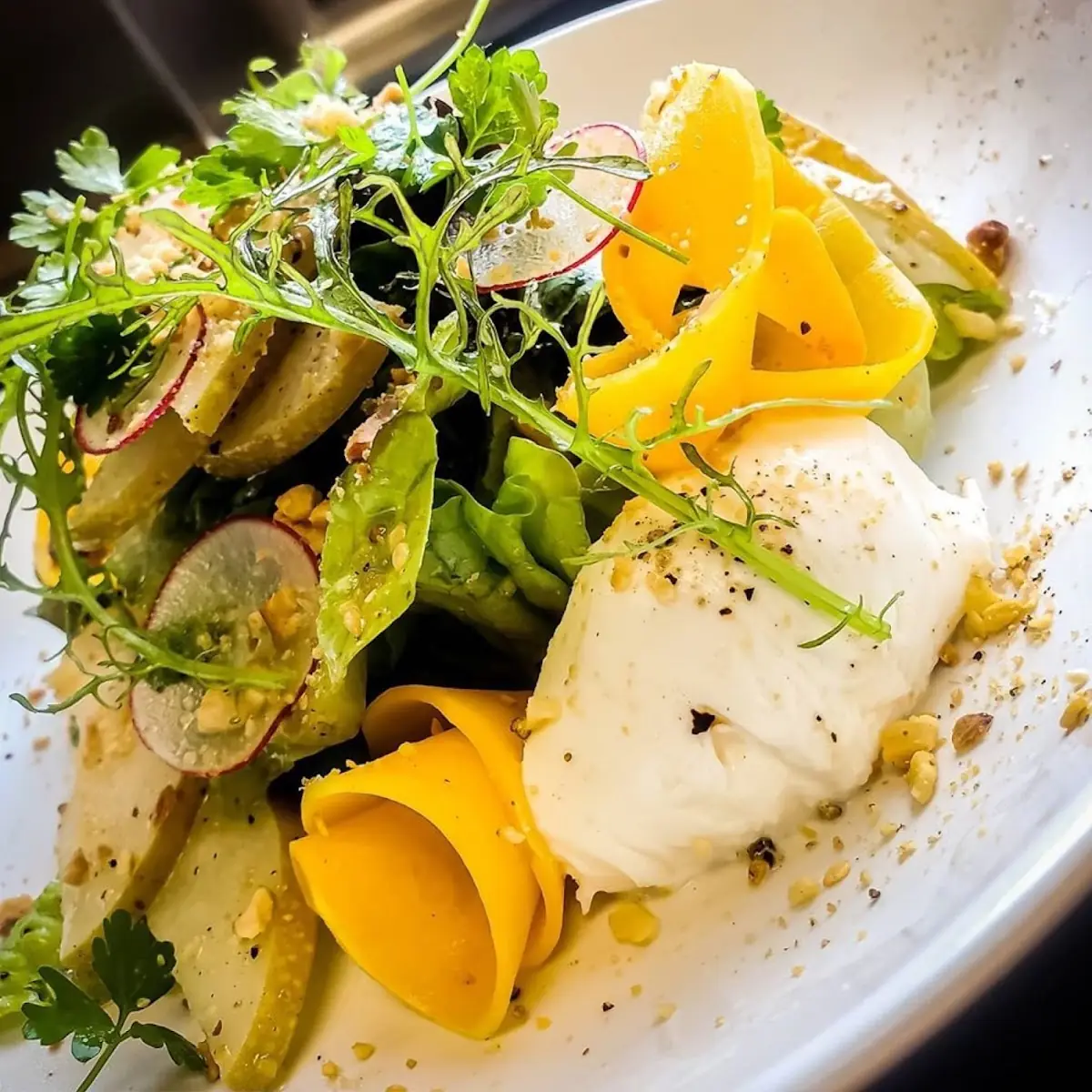Stone Fruit & Burrata Salad