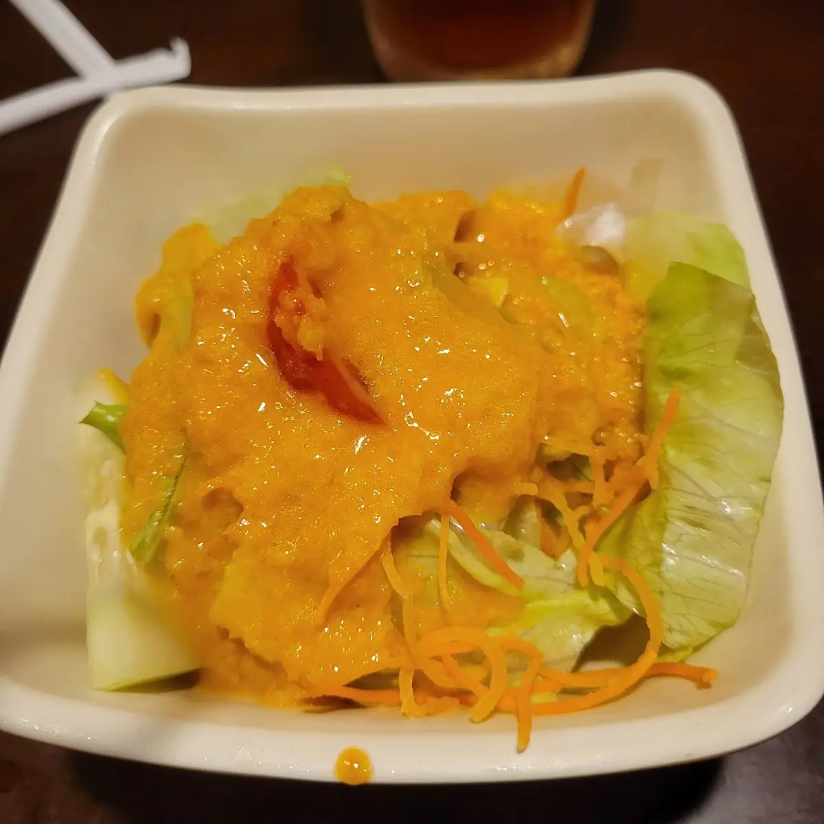 Side Salad with Ginger Dressing