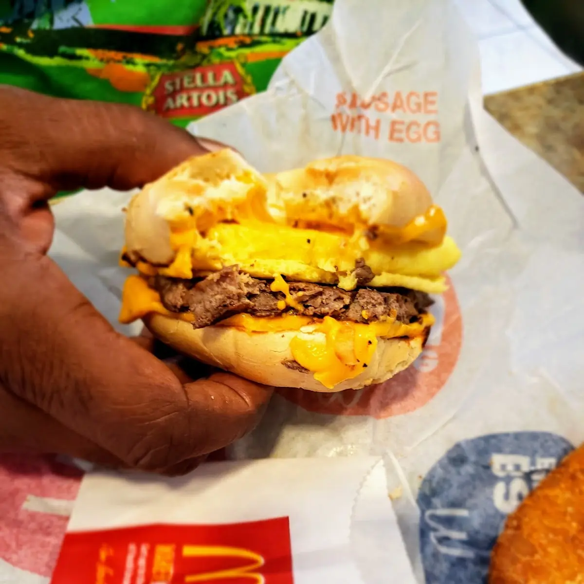 Steak Egg Cheese Bagel