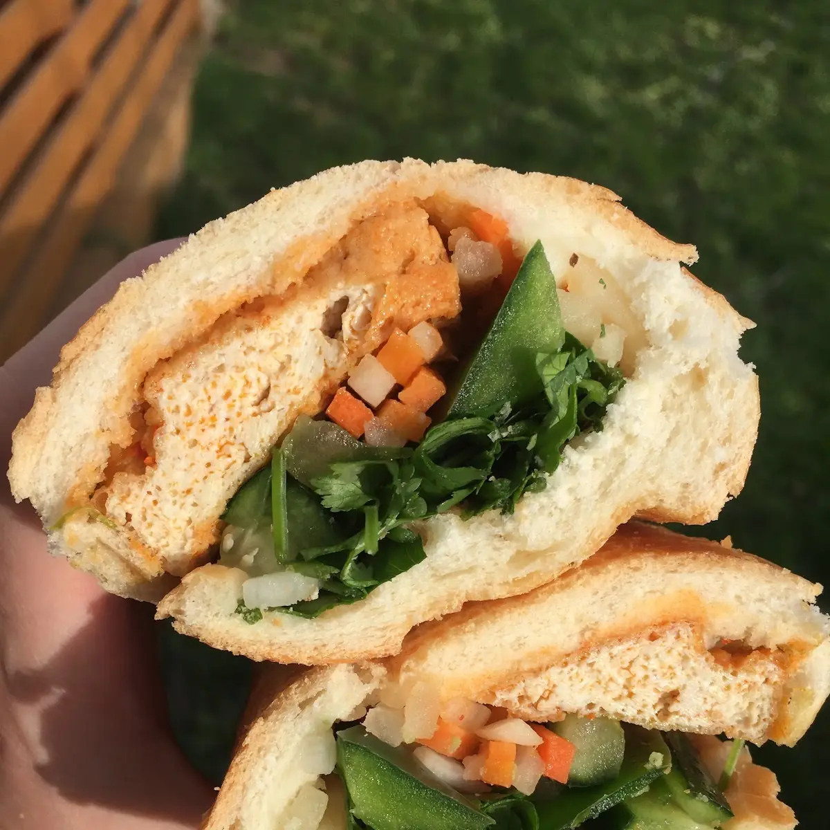 Fried Tofu Banh MI
