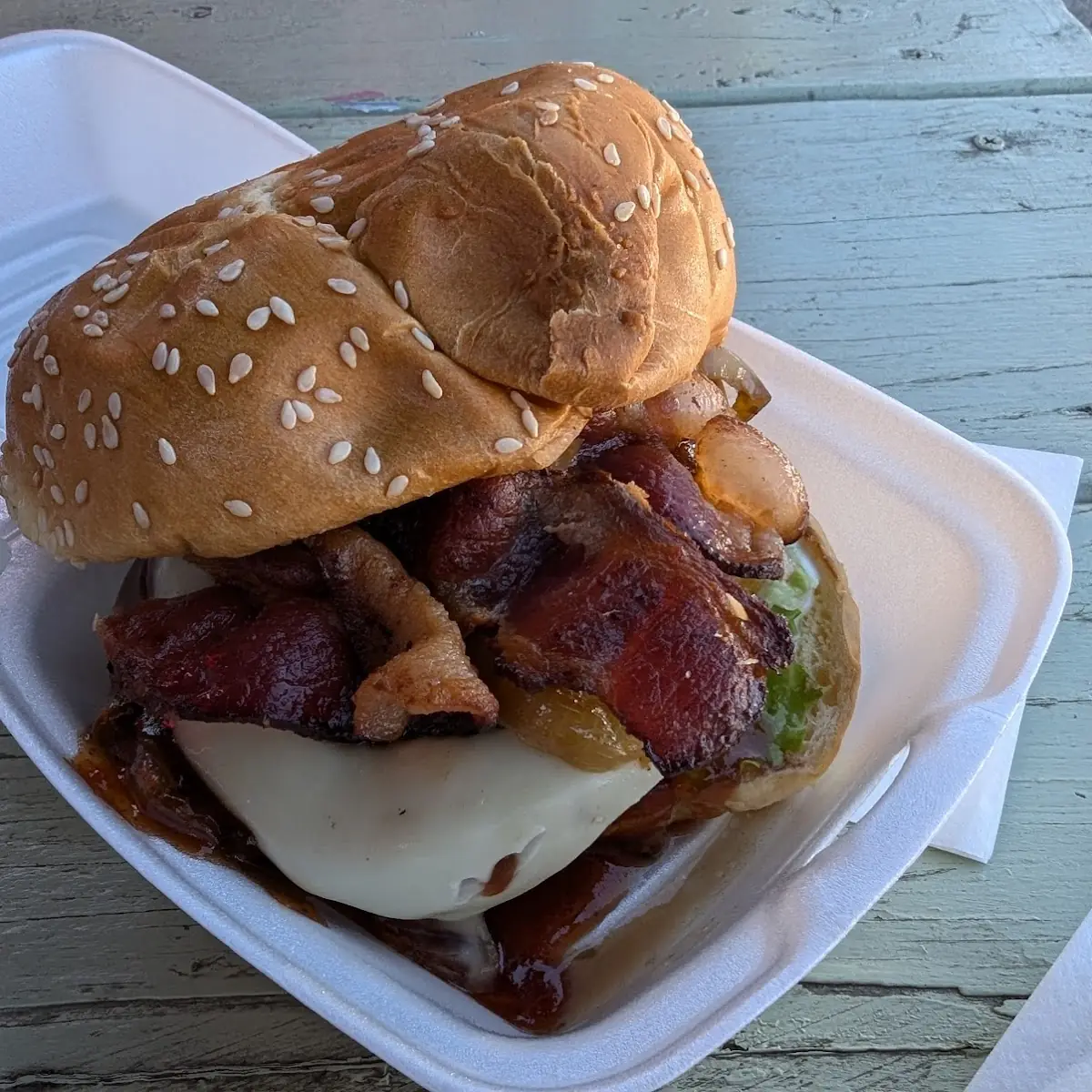 BBQ Swiss Bacon Burger