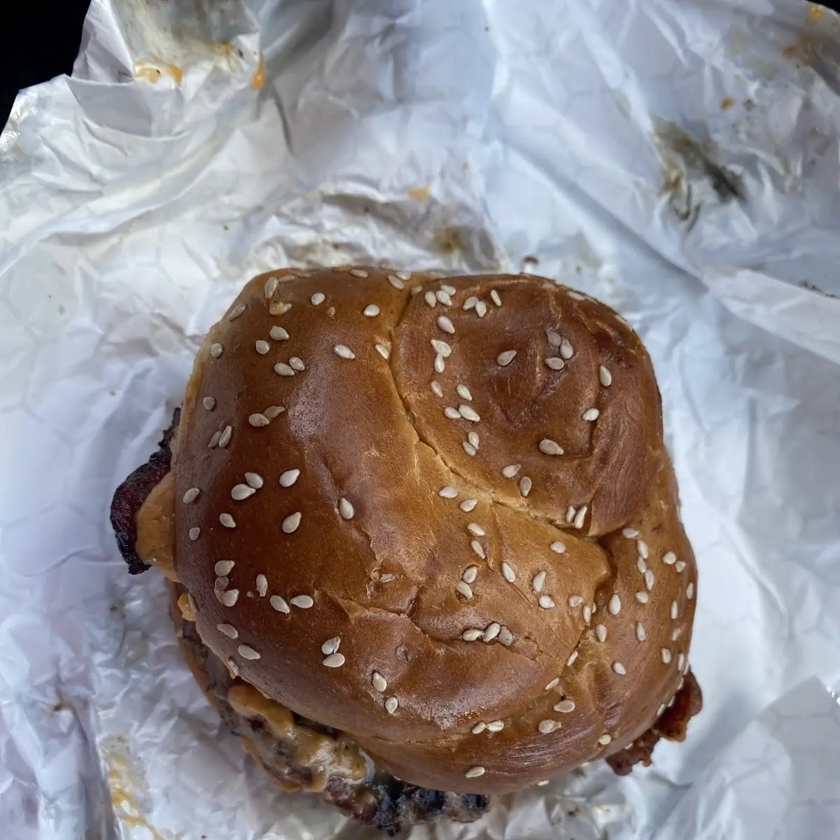 Char Cheese Burger