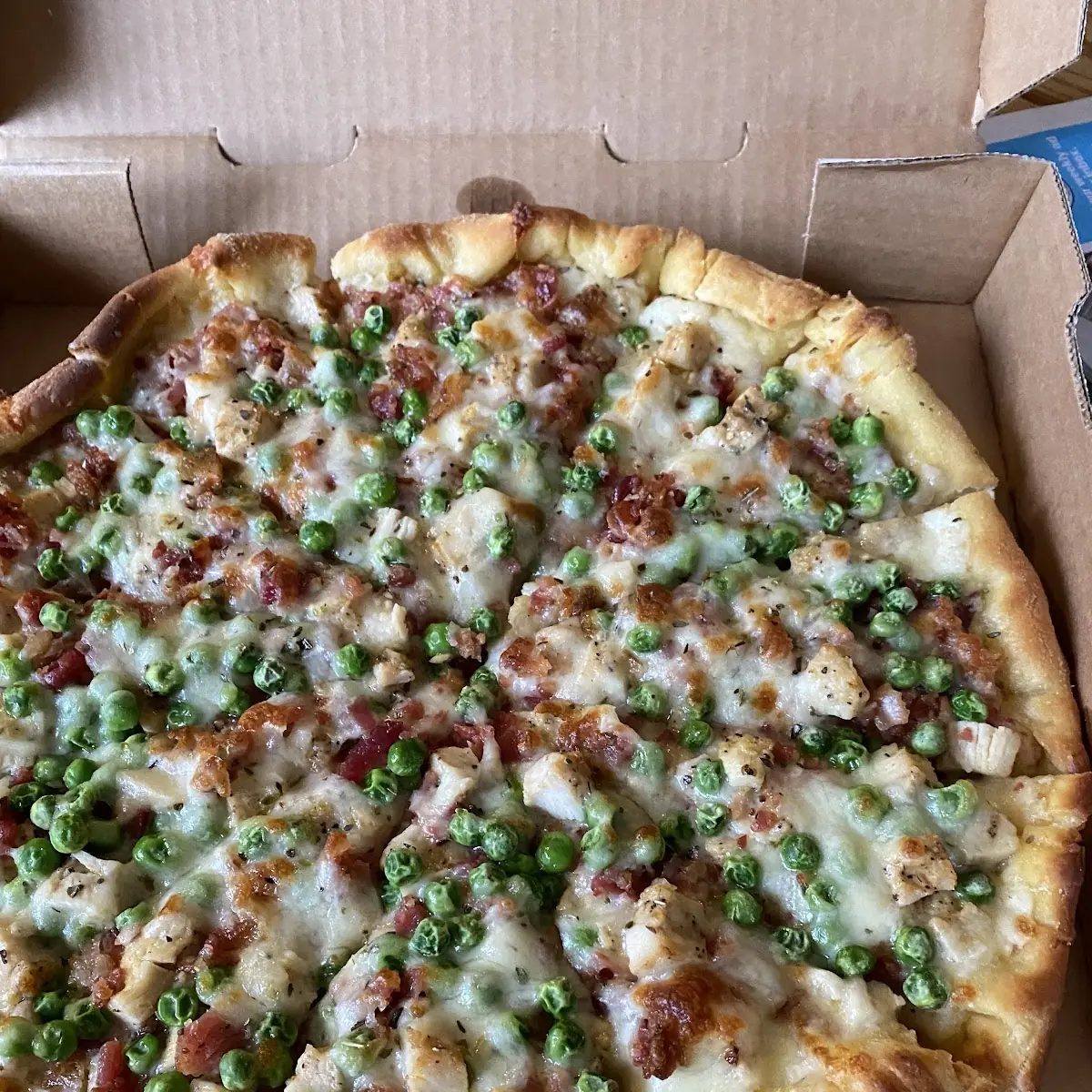 Chicken Carbonara Pizza