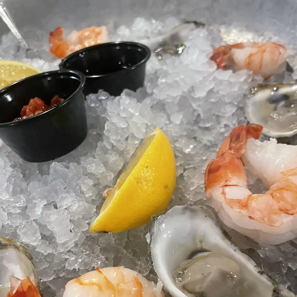 Jumbo Shrimp and Oysters