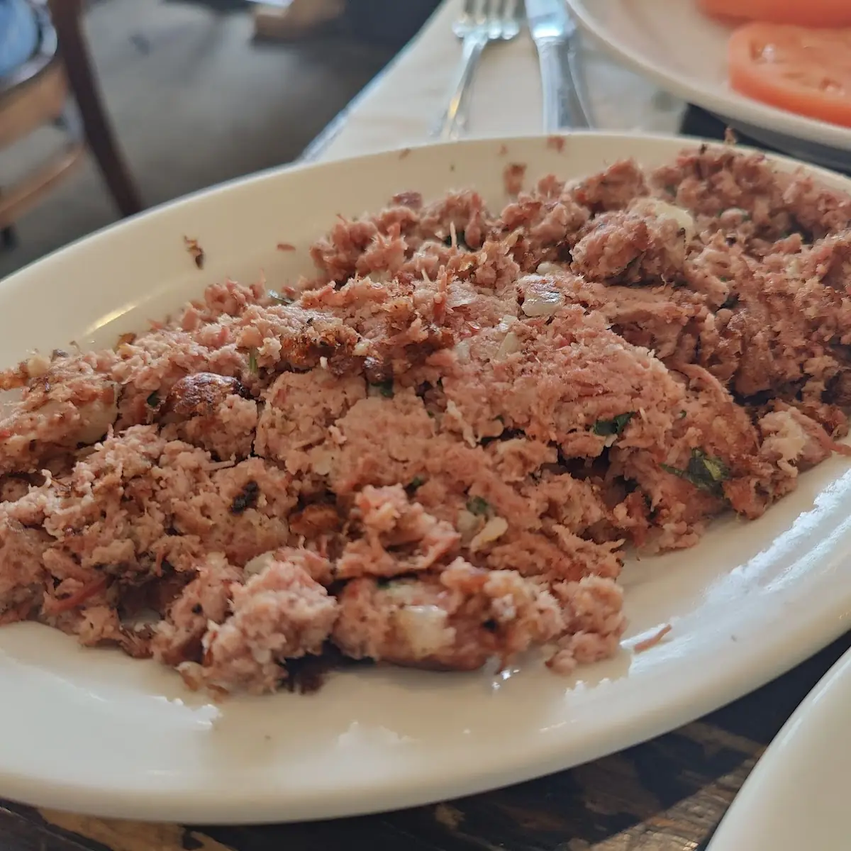 Homemade Corned Beef Hash and Swiss