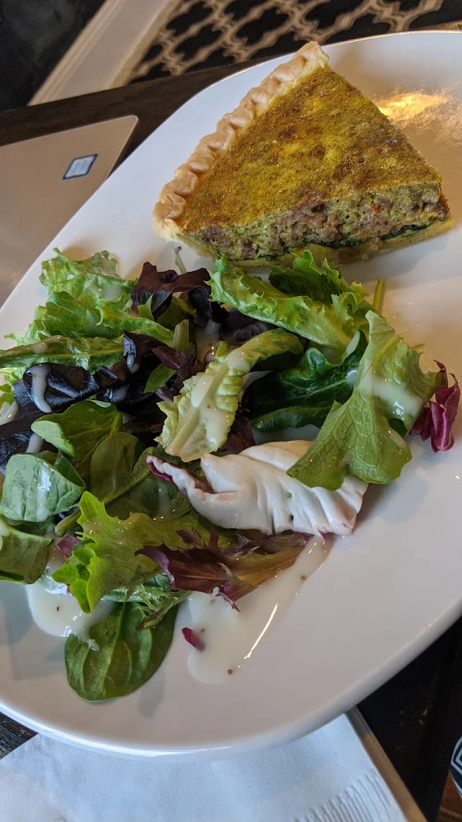 Sausage Pesto Quiche