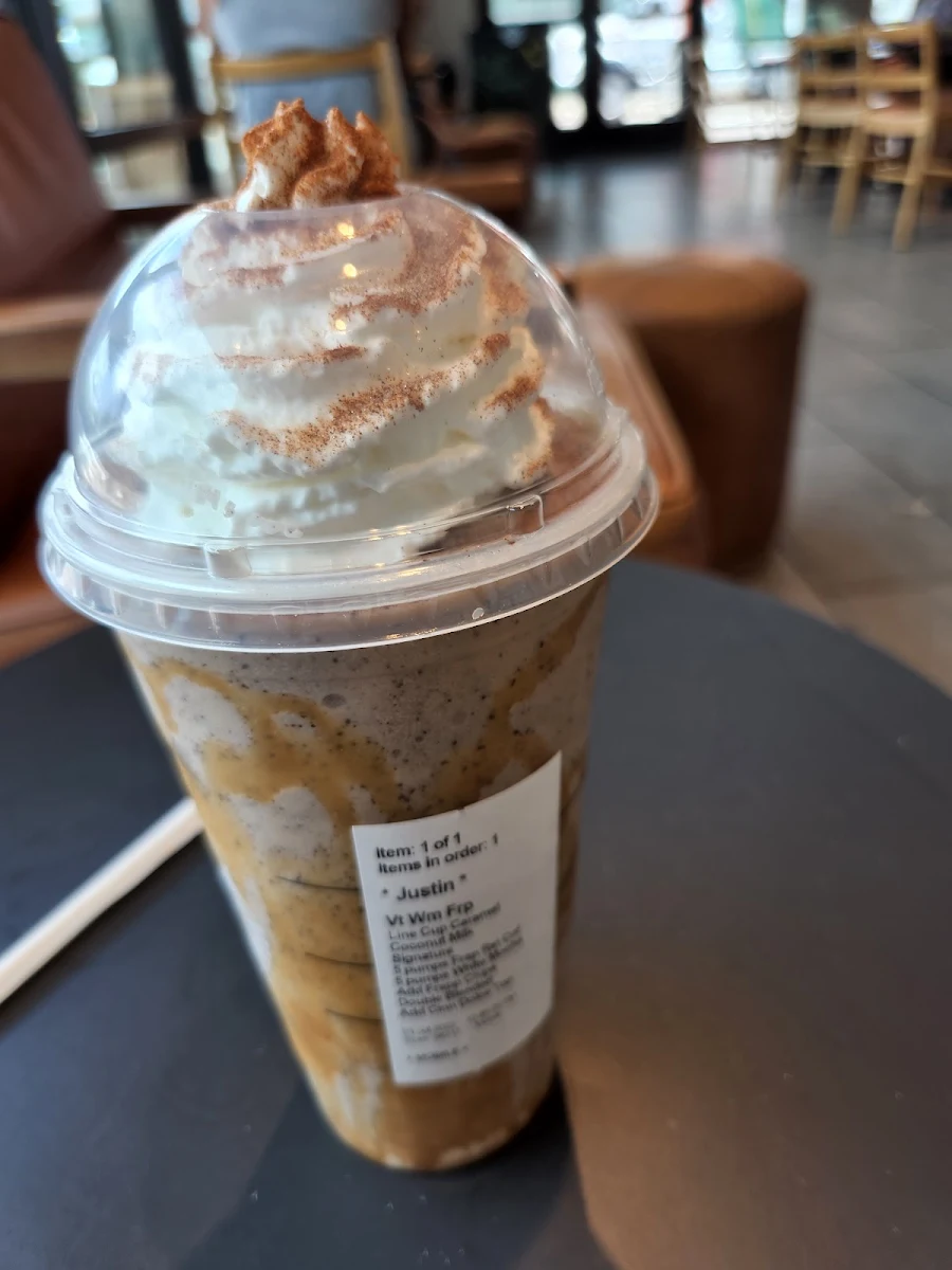 Caramel Ribbon Crunch Frappuccino