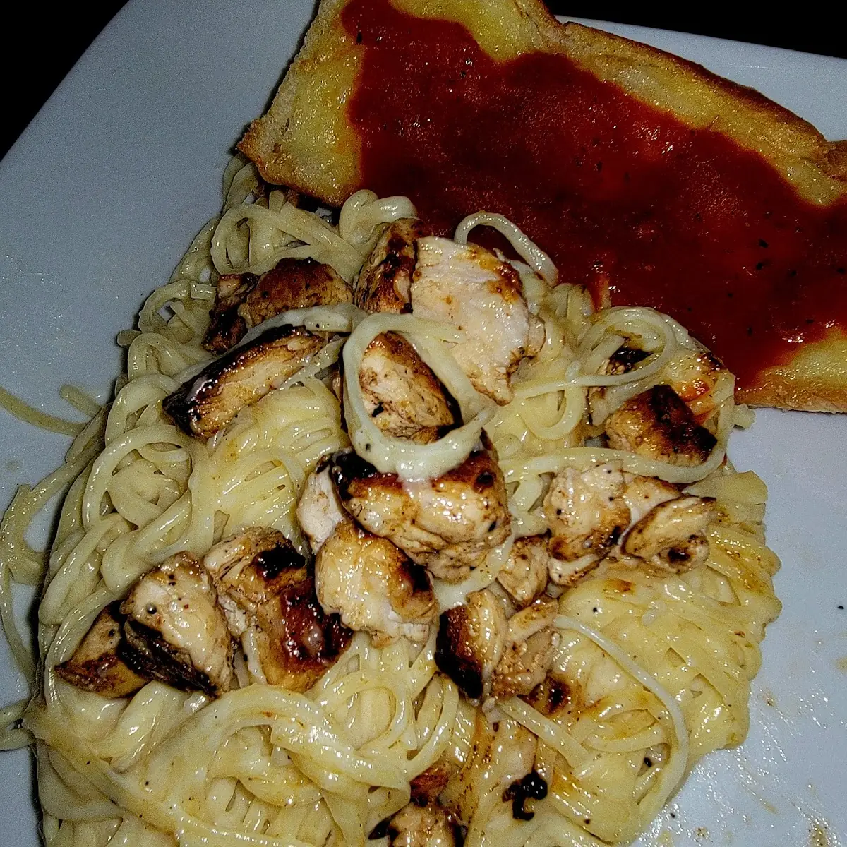 Fettuccine Alfredo with Chicken