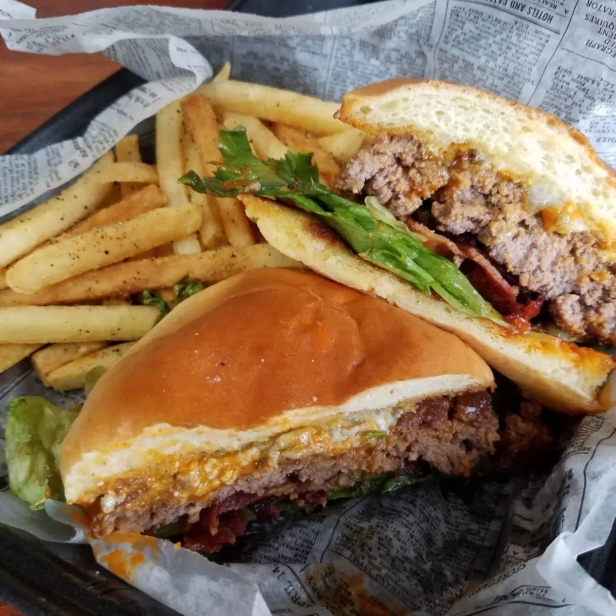 Buffalo Bacon Burger