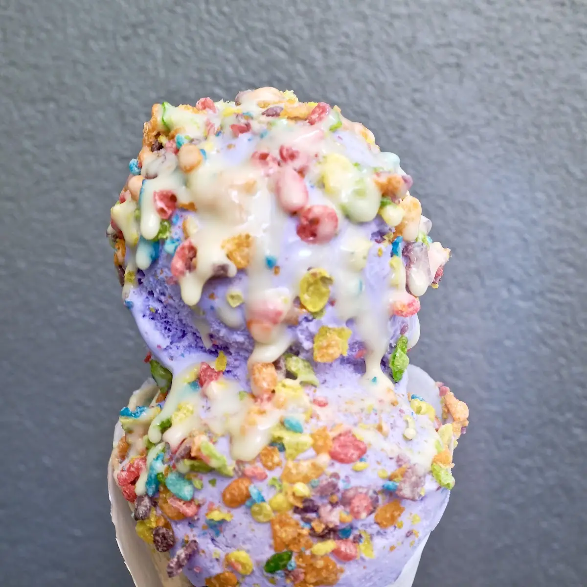 Fruity Pebble Waffle