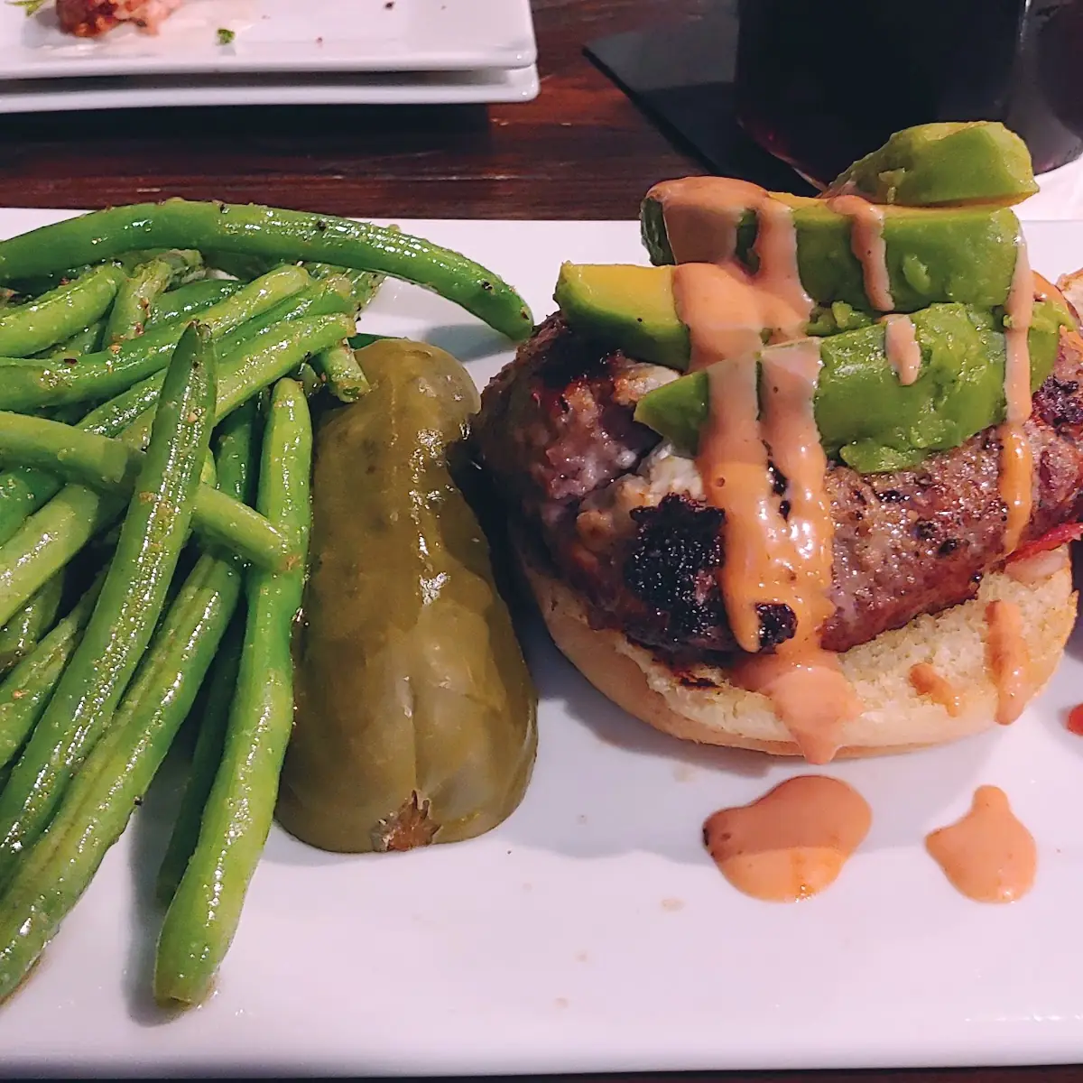 Bacon Cheesburger Flatbread