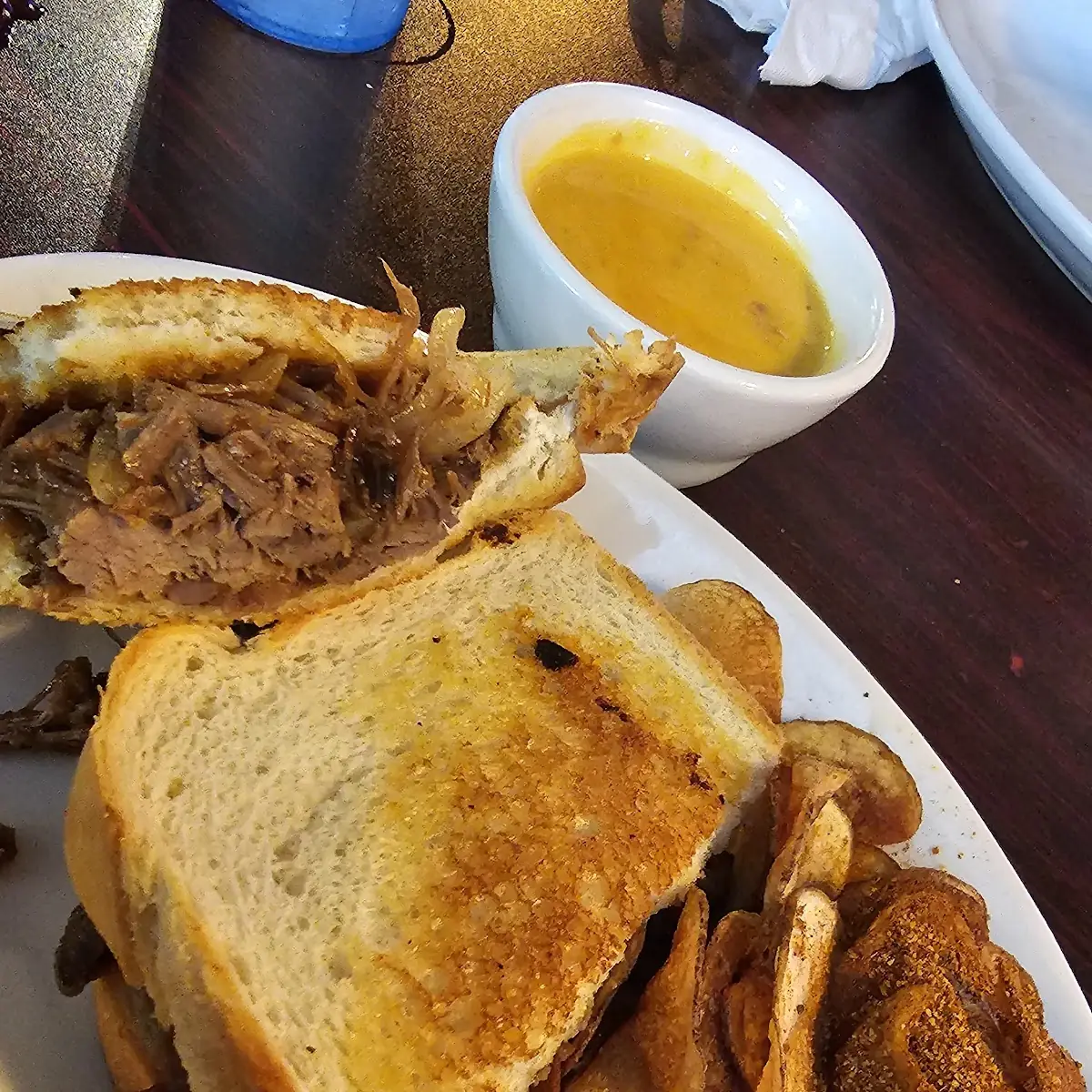 Brisket Sandwich with Queso