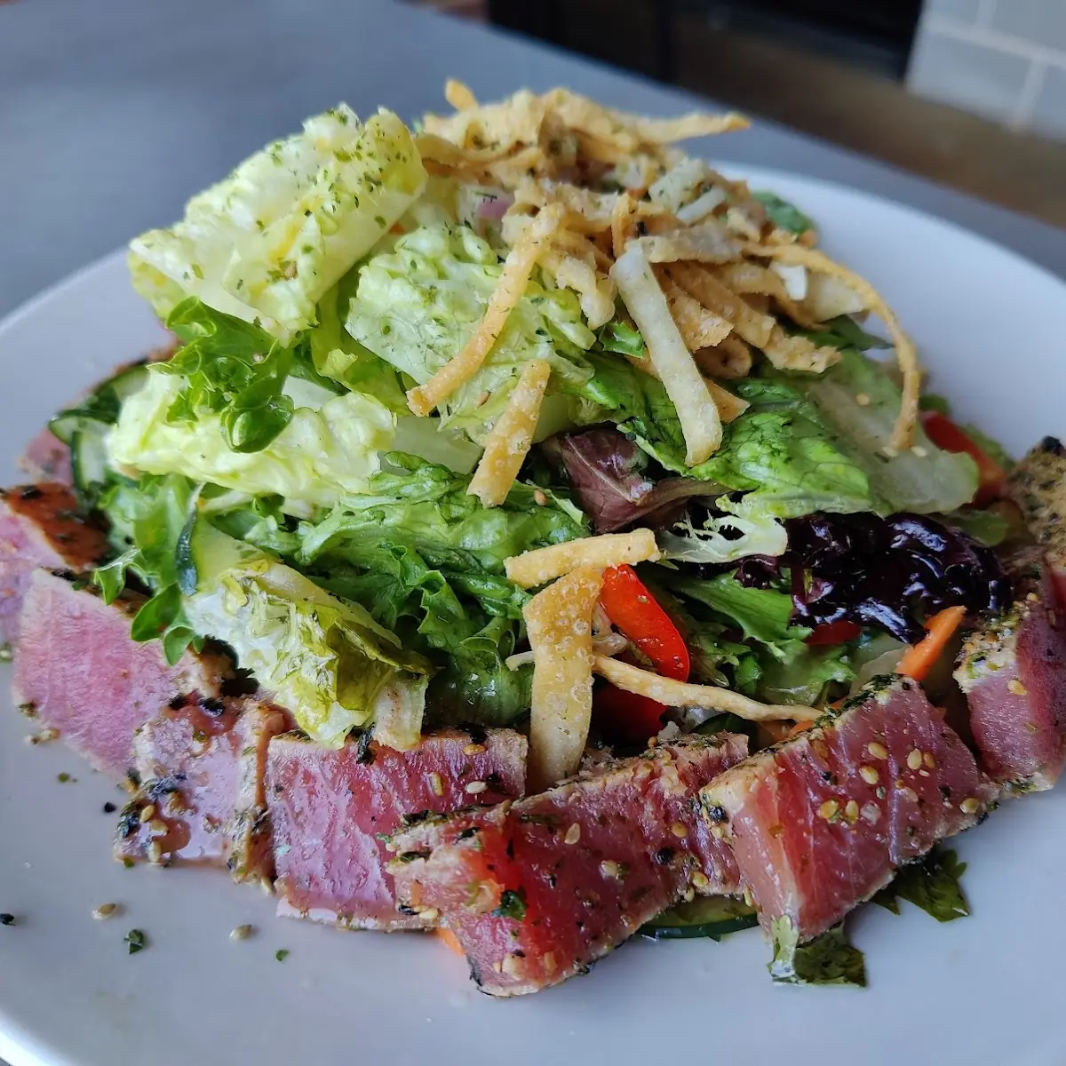 Enlightened Seared Ahi Salad