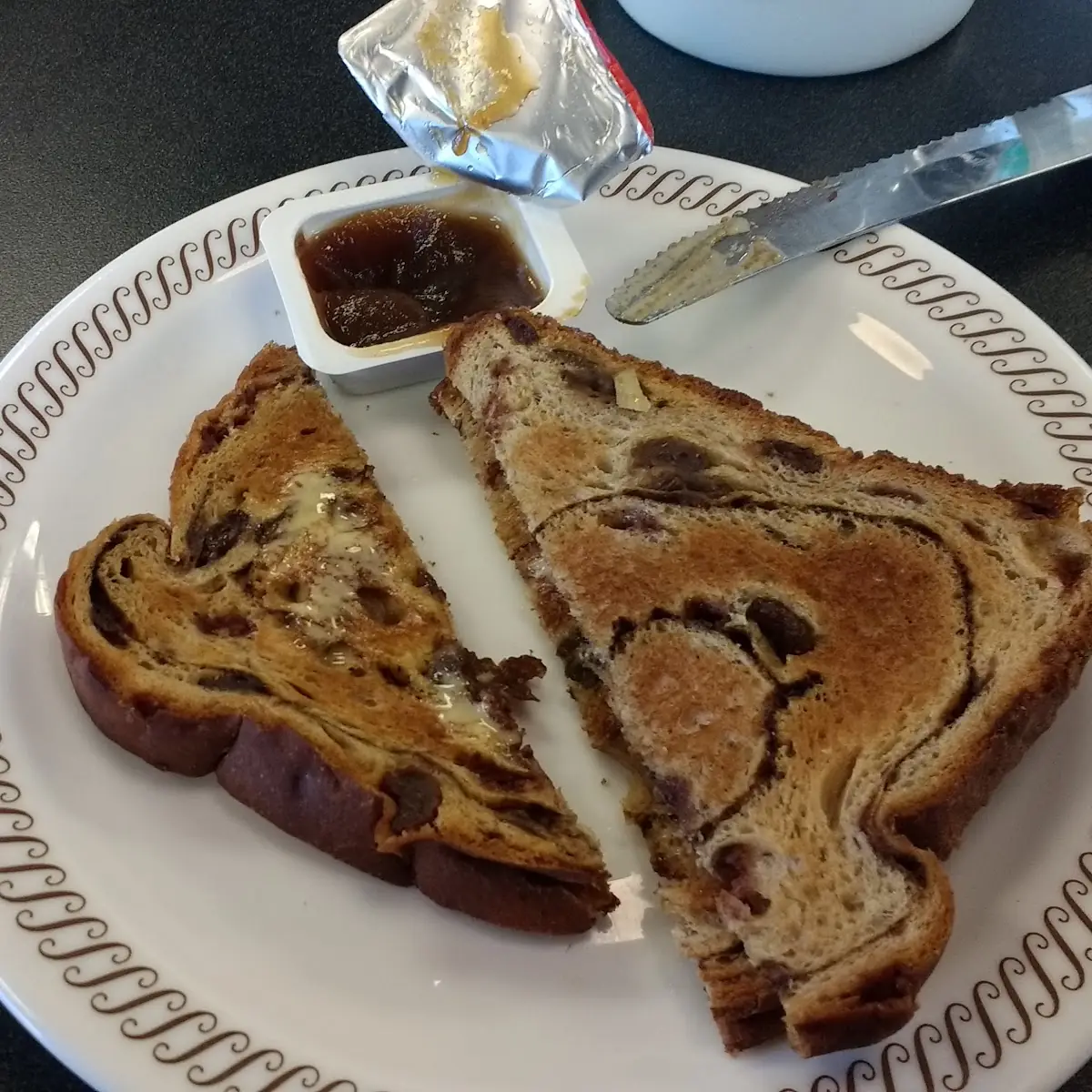 Cheese N' Eggs with Raisin Toast