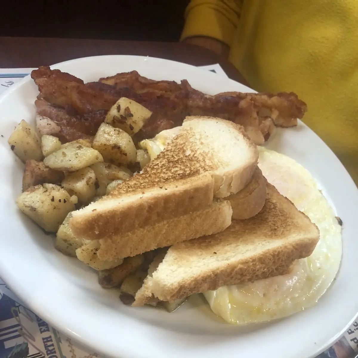 Eggs Bacon Home Fries