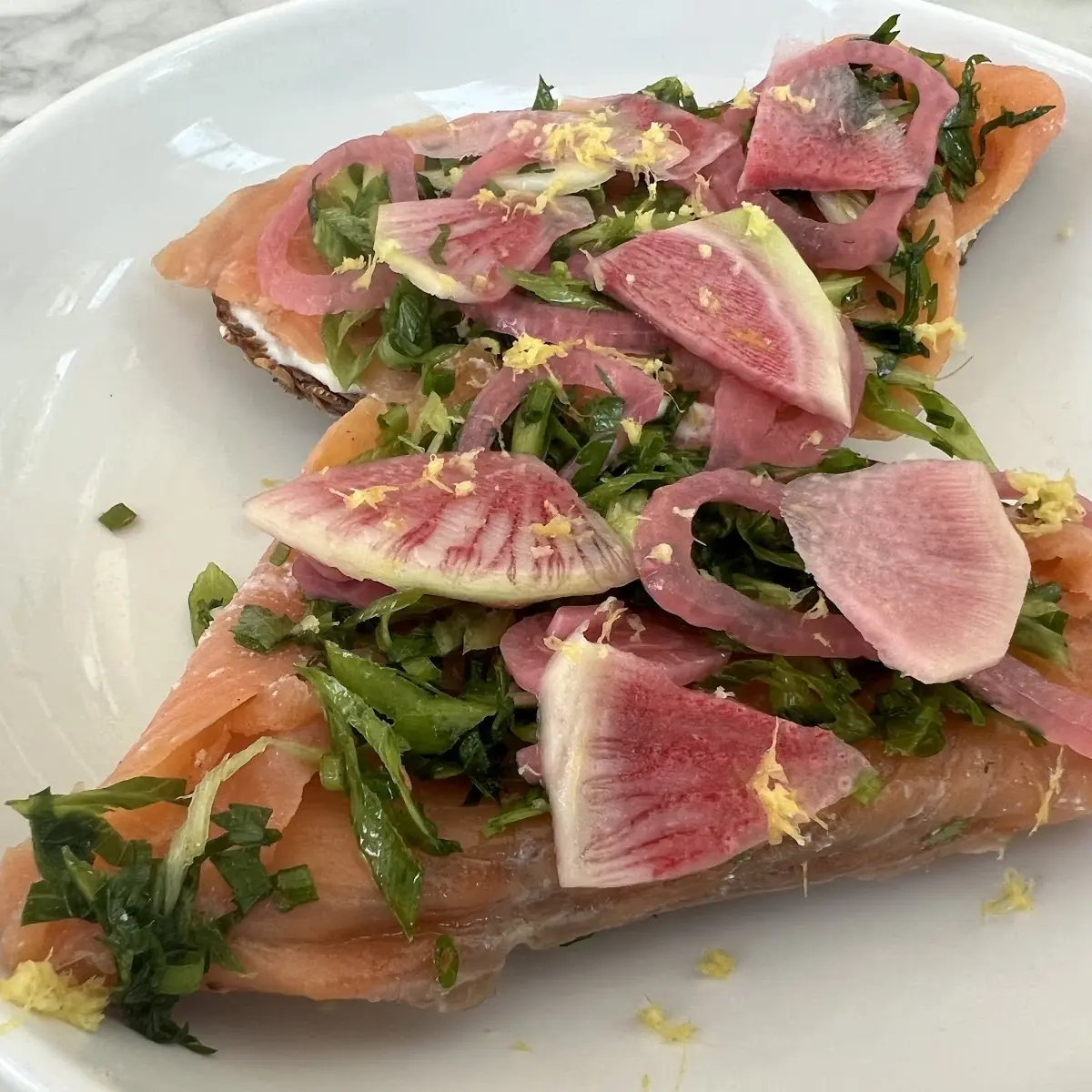 Salmon Tartine