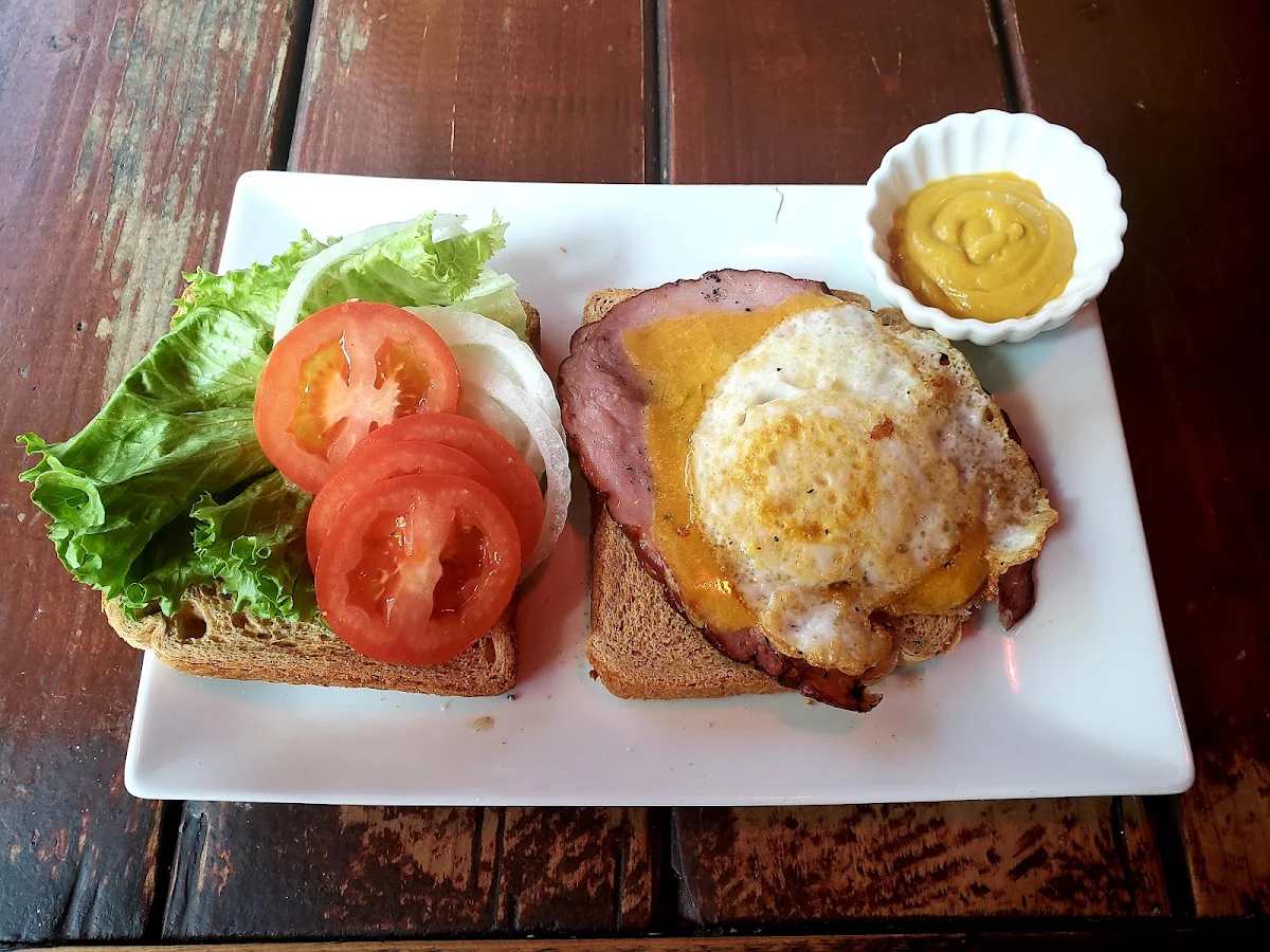 Ham Cheese and Egg Sandwich
