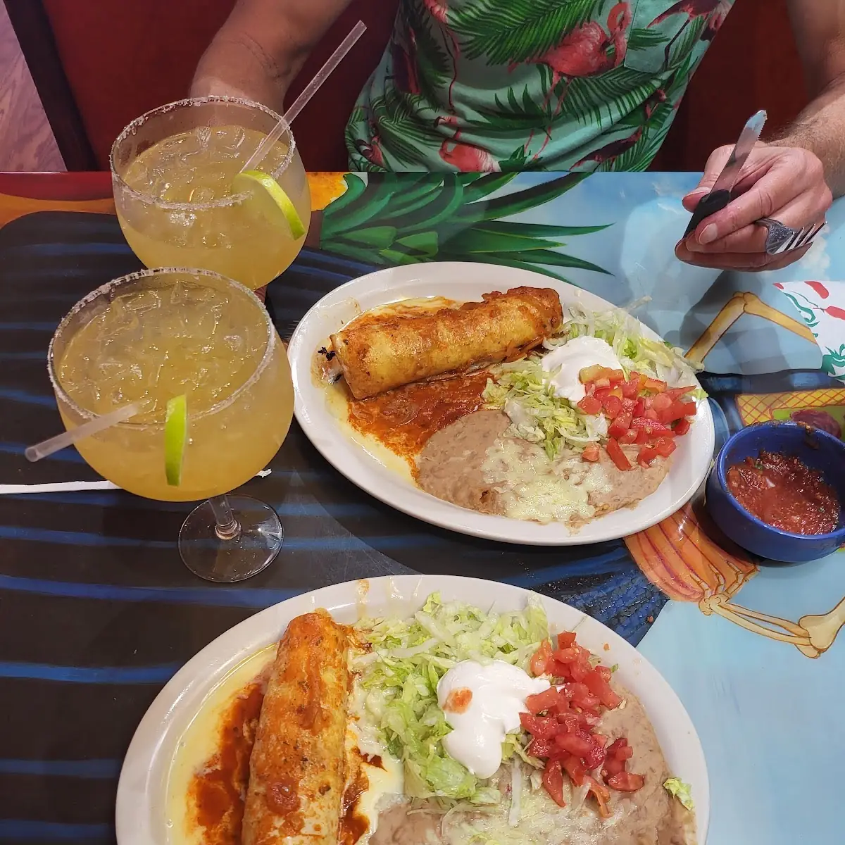 Enchilada Taco and Chile Relleno