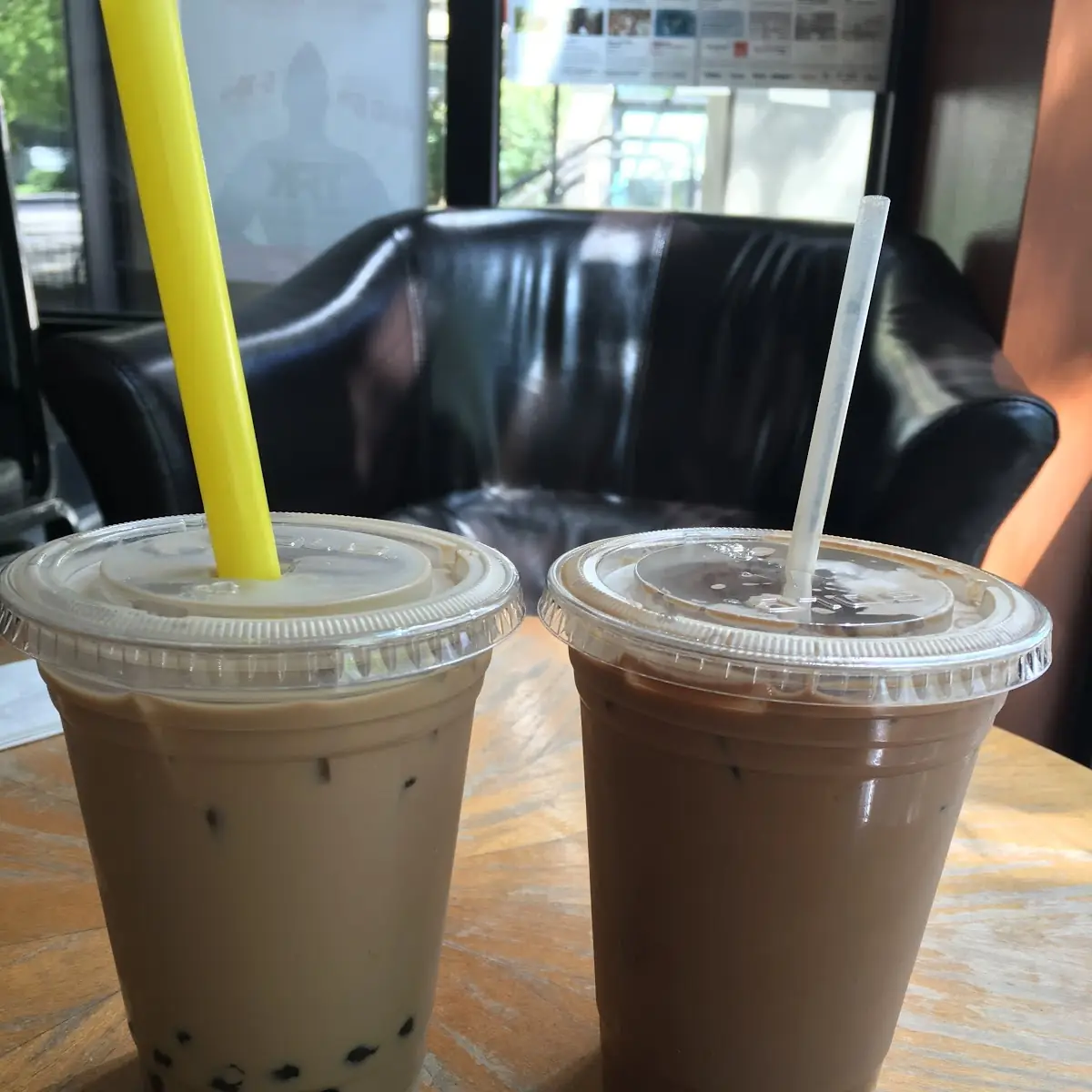 Bubble Tea and Iced Mocha