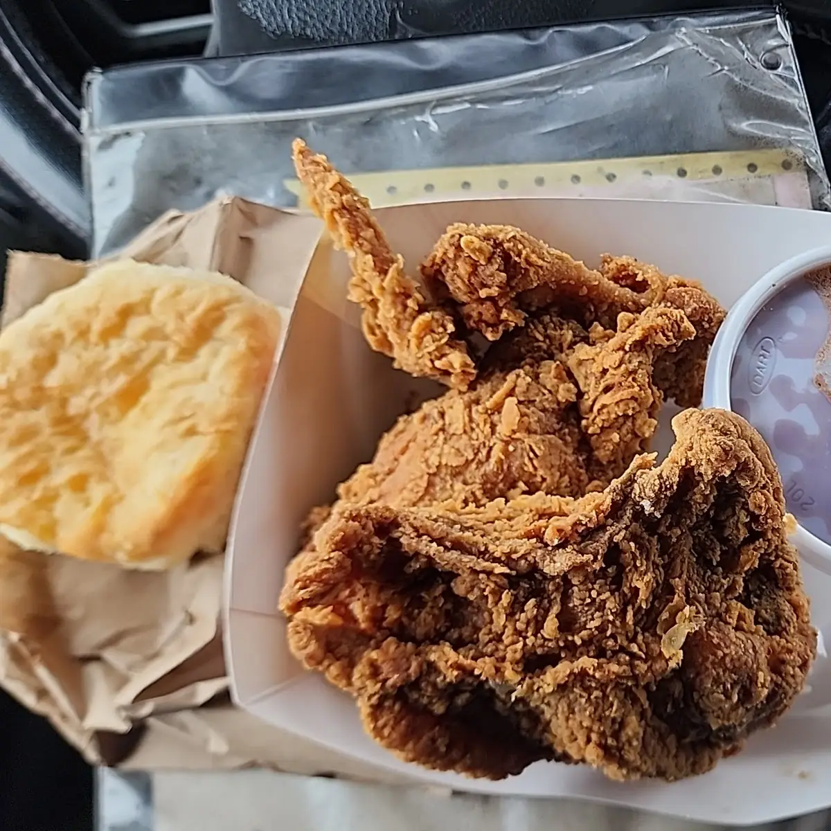 3pc Fried Chicken White w Red Beans & Rice