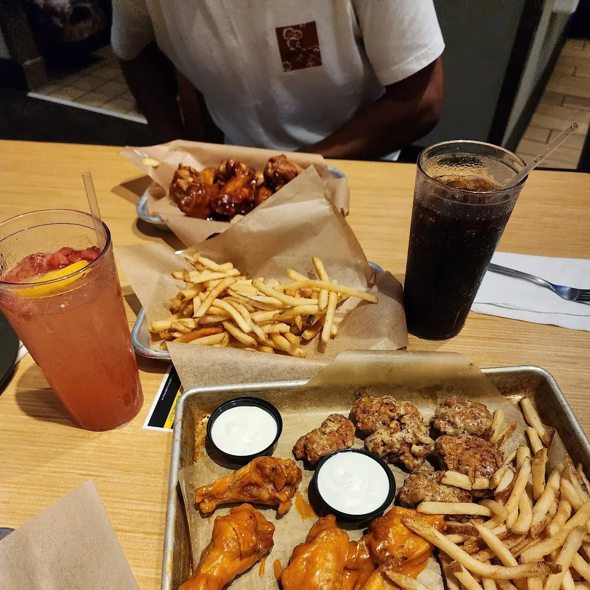 Buffalo Wings and Parmesan