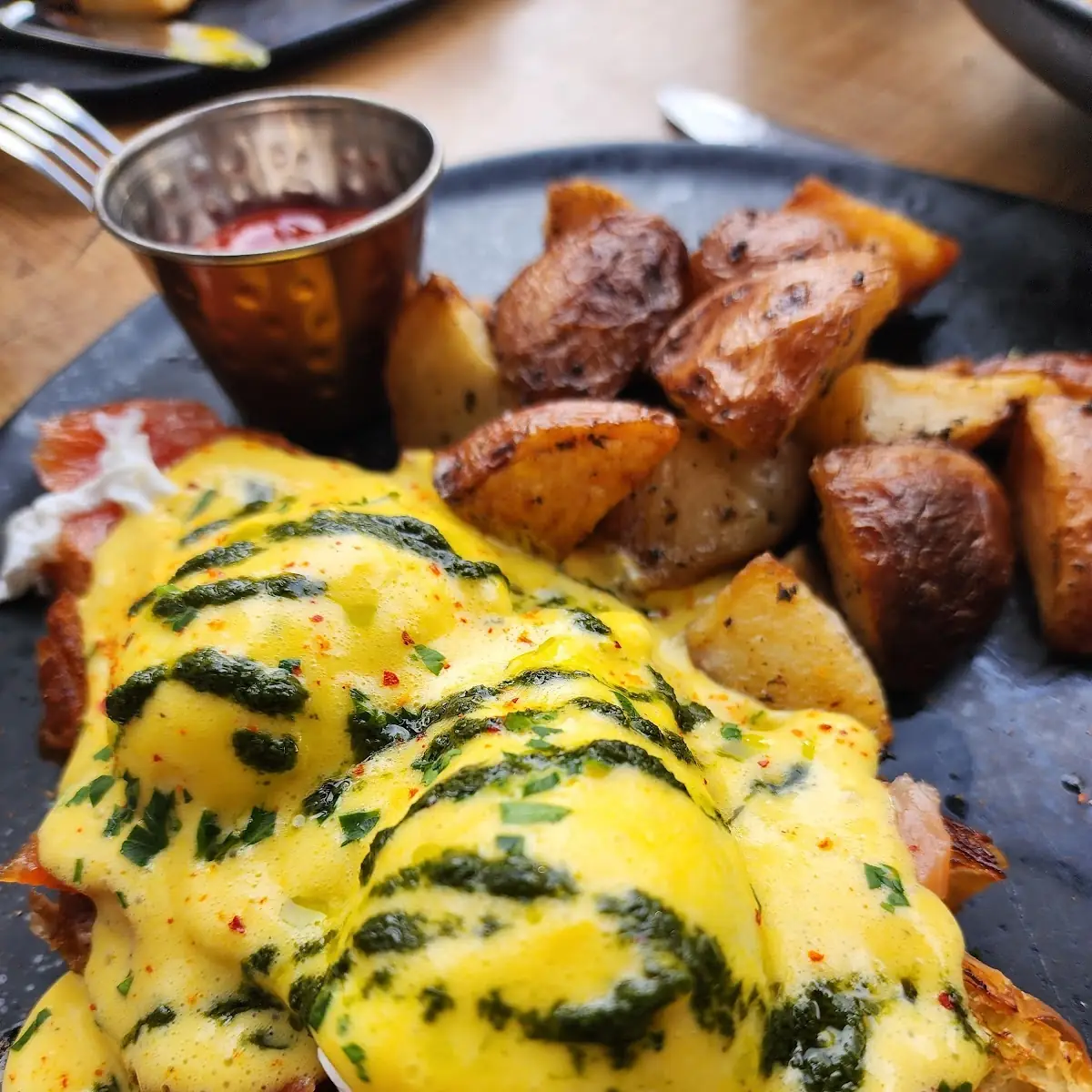 Eggs Benedict Croissant