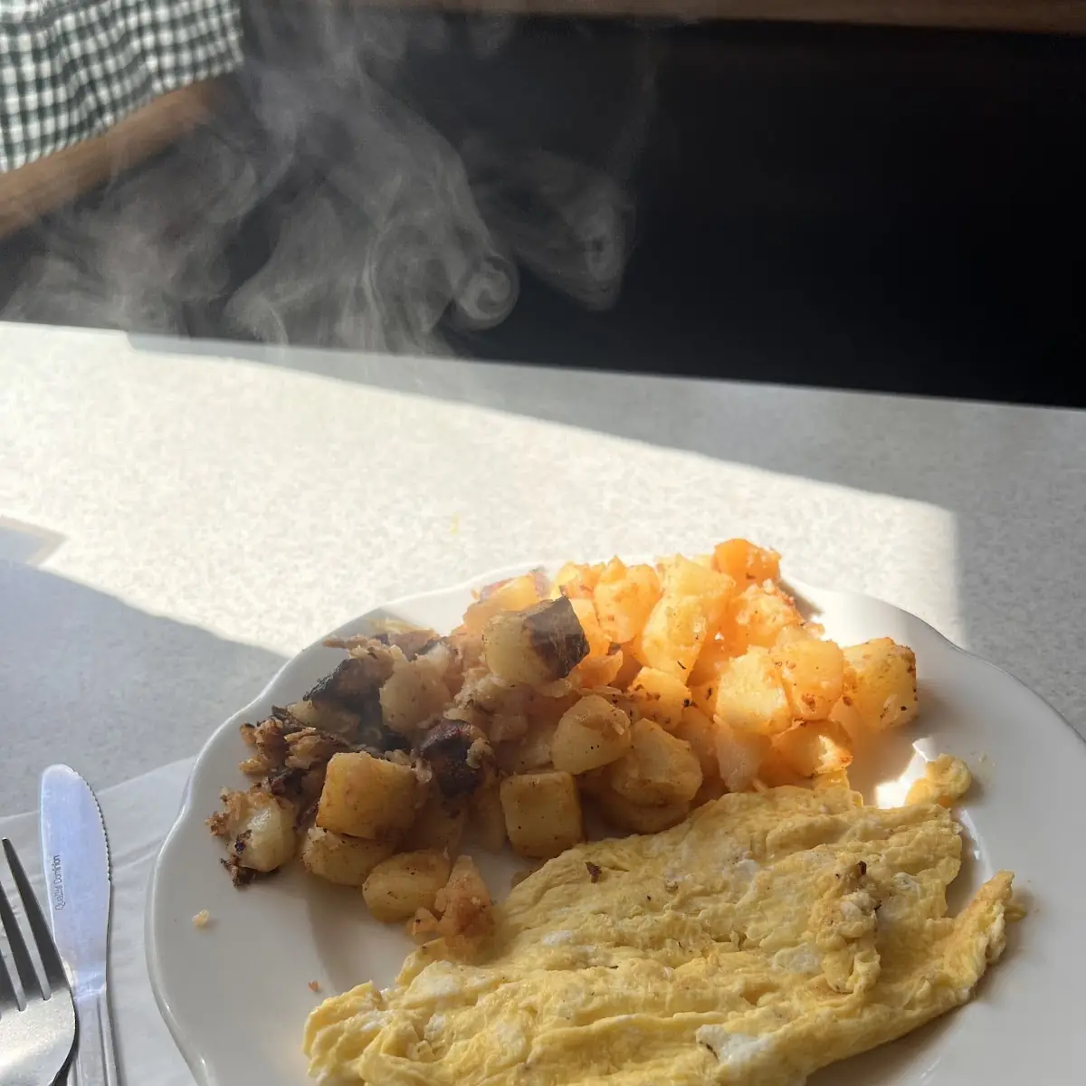 Scrambled Eggs and Home Fries