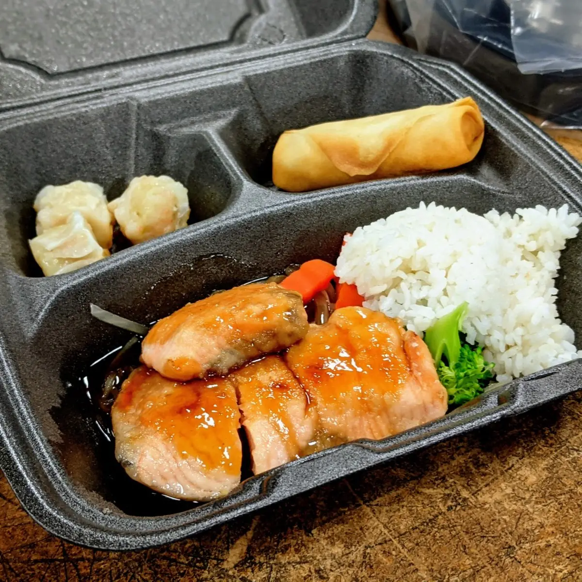 Salmon Teriyaki Bento Box