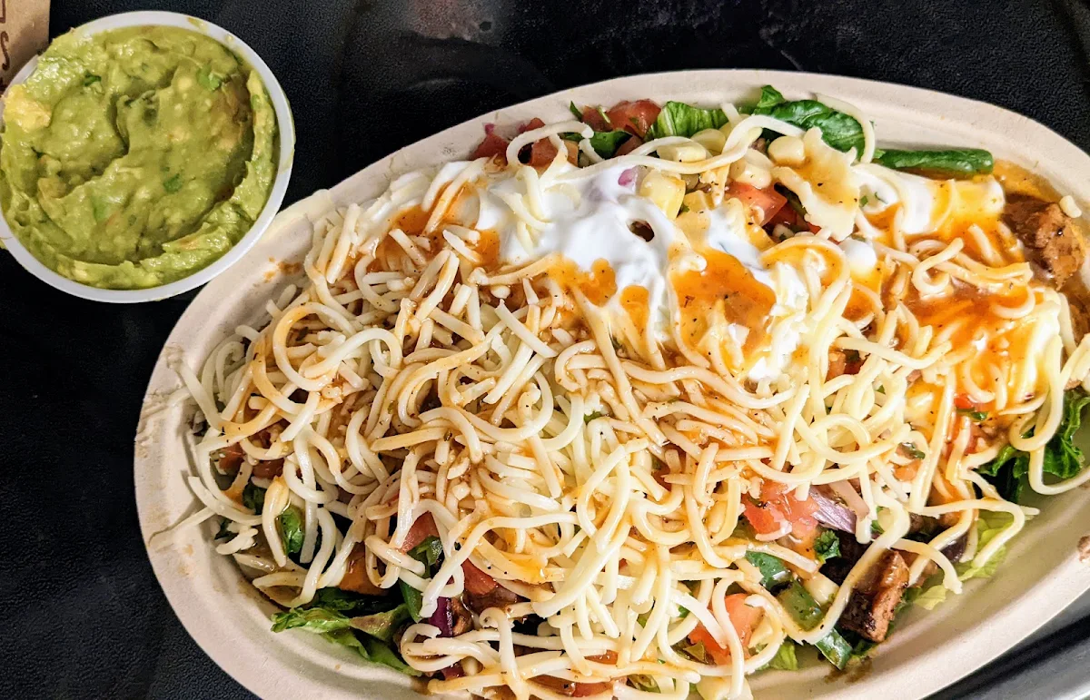 Steak Salad Bowl, Chipotle Mexican Grill