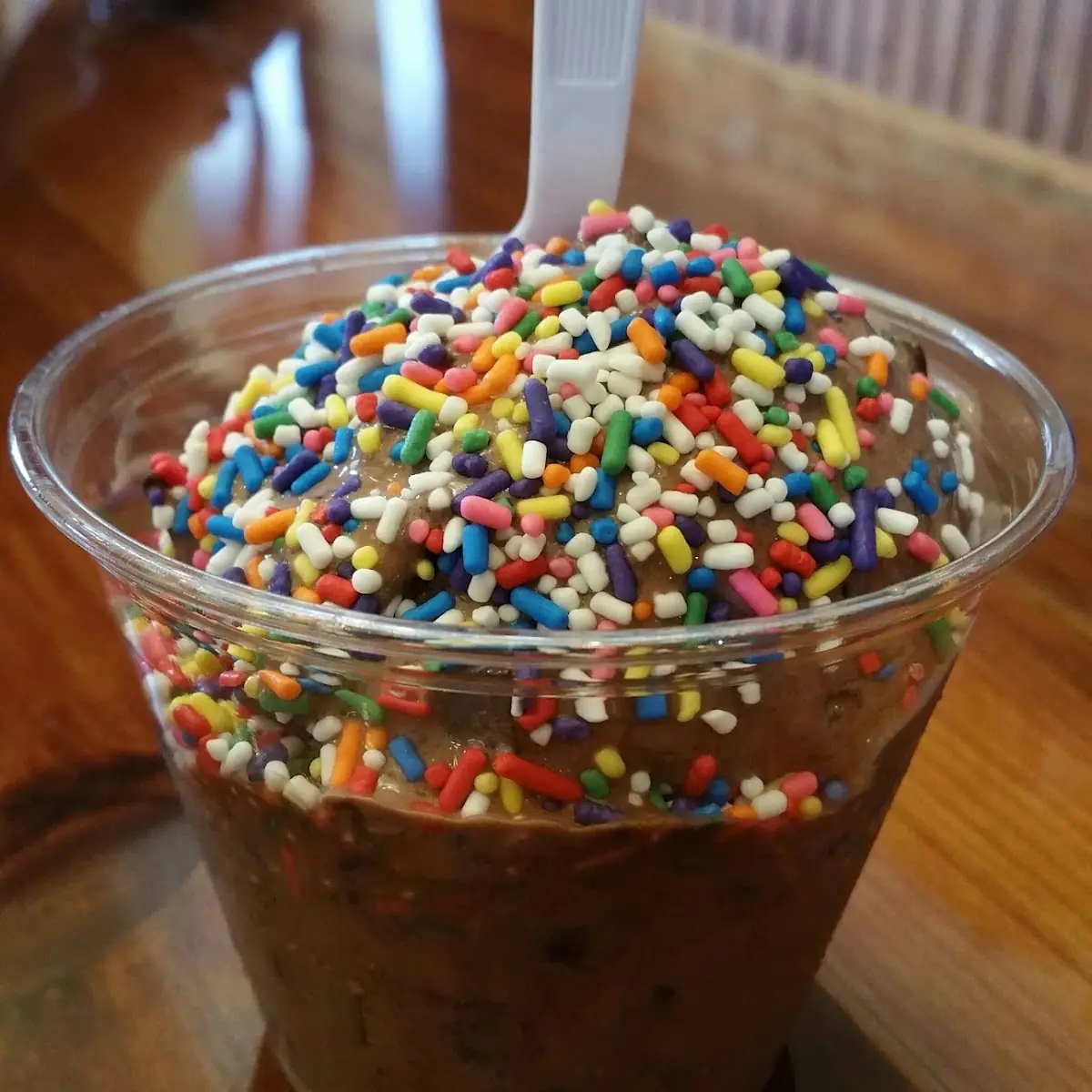 Chocolate Brownie with Sprinkles