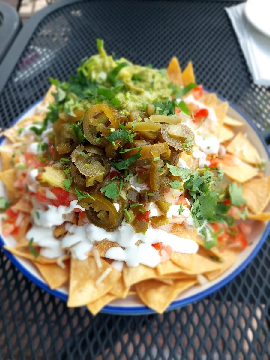 Nachos with Guacamole and Jalapenos, MEXITACO Cantina
