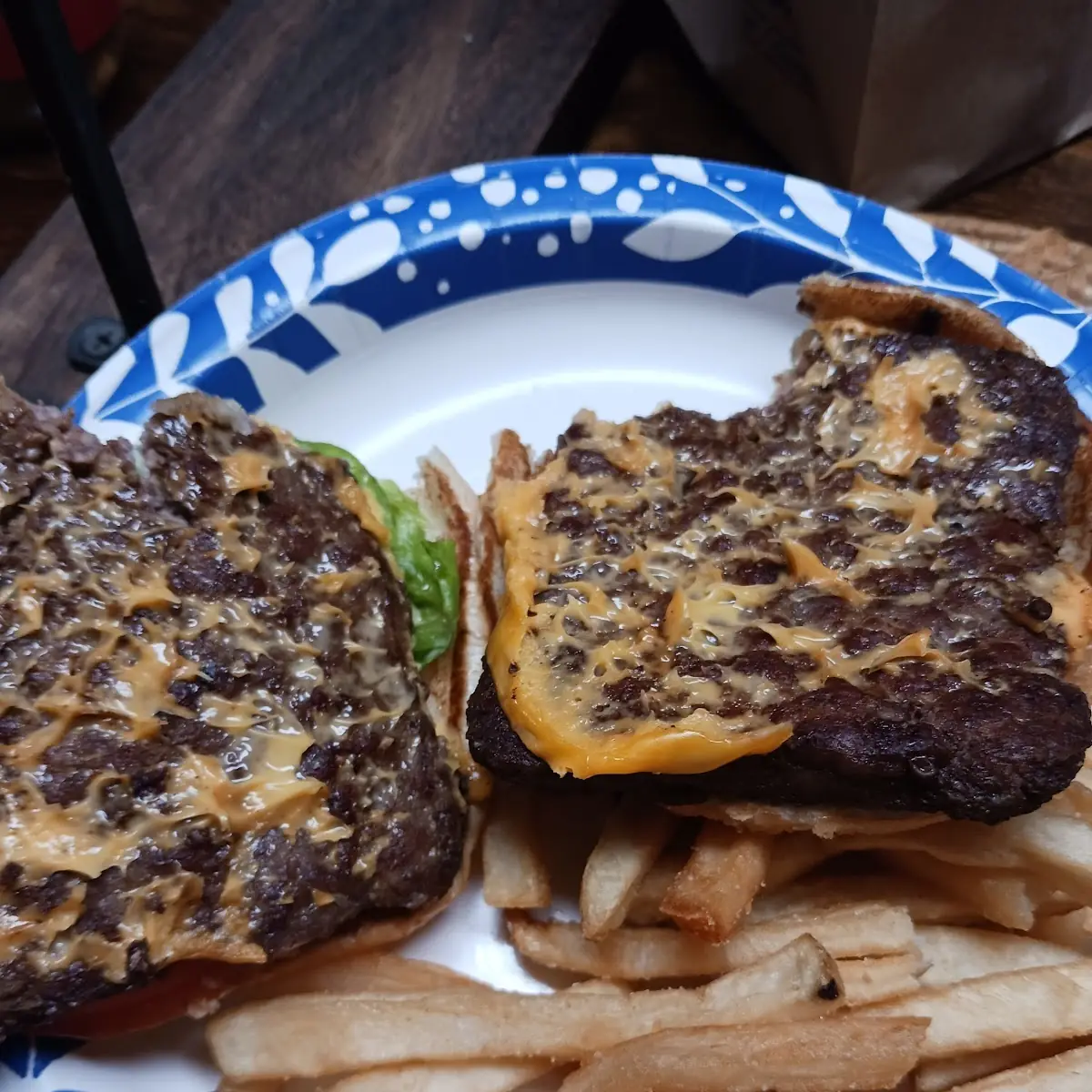 Double Cheeseburger with Fries