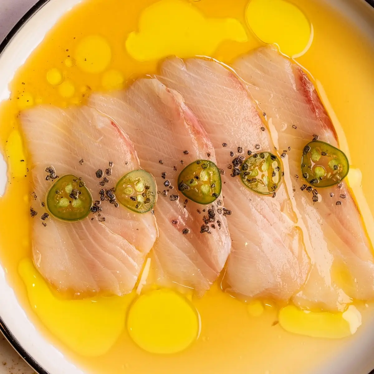 Hamachi Crudo