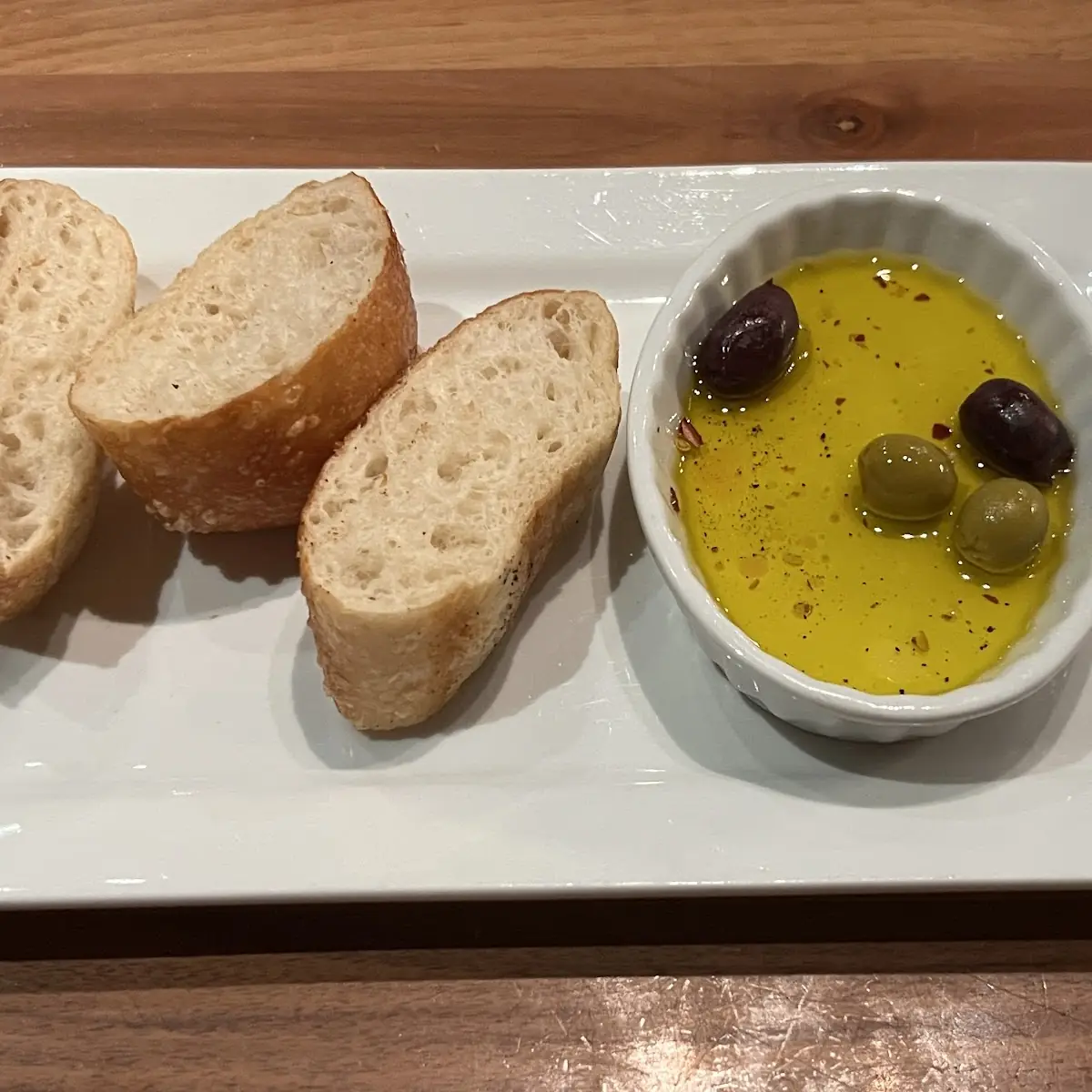 Crusty Bread with Olive Oil