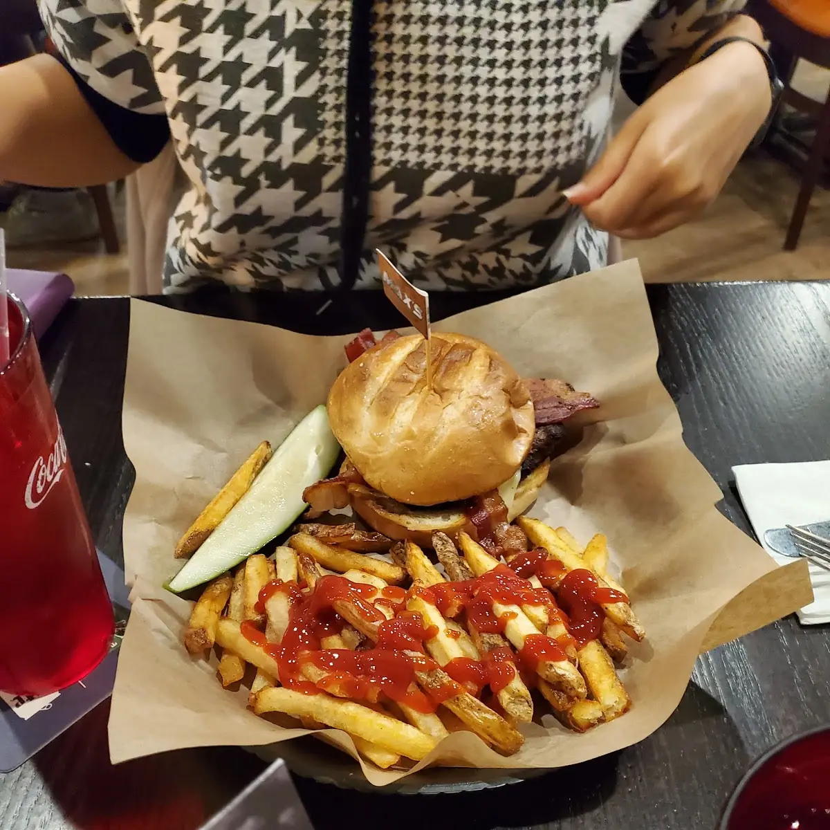 Bacon Cheeseburger with Handcut Fries