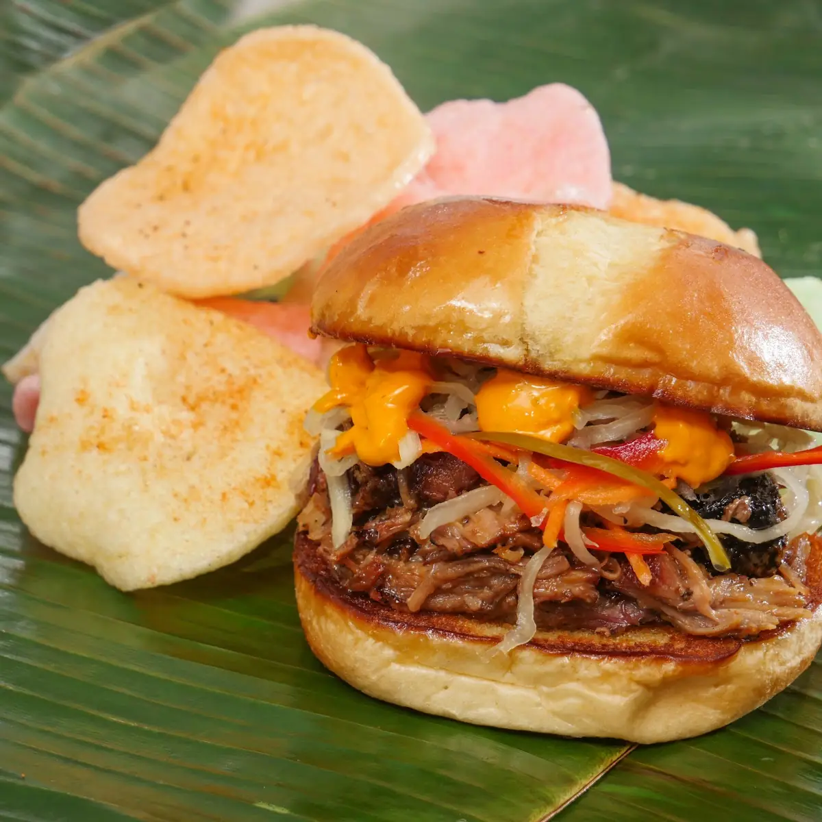 Pulled Pork Adobo Sandwich