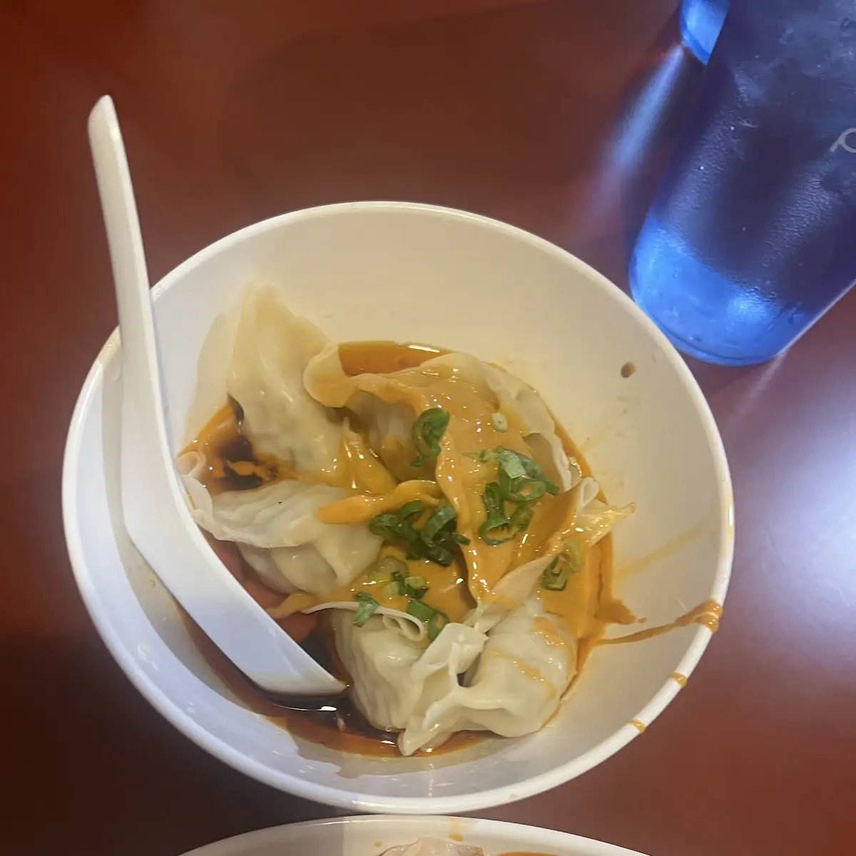 Dumplings with Chili Oil