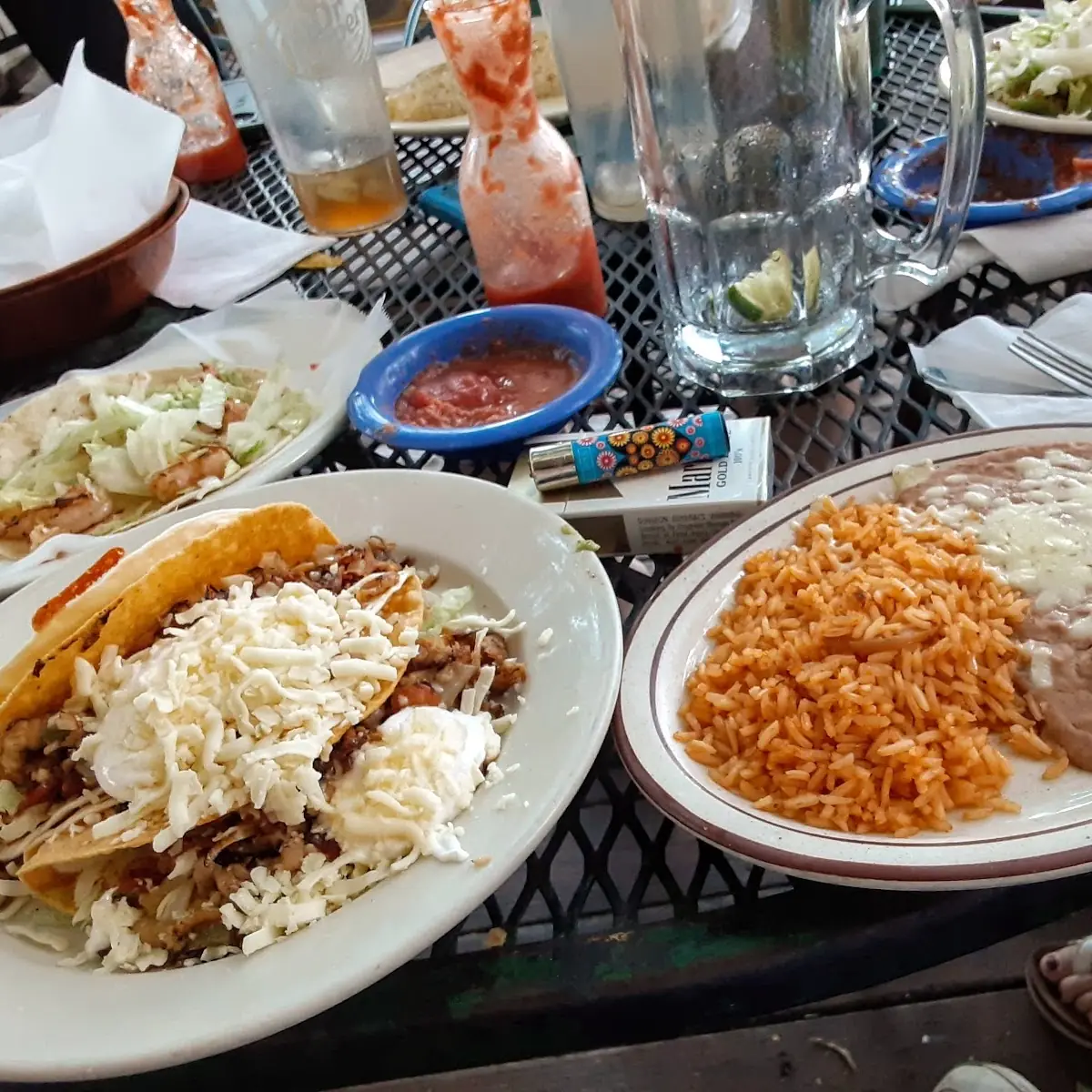 Mexican Rice & Refried Beans