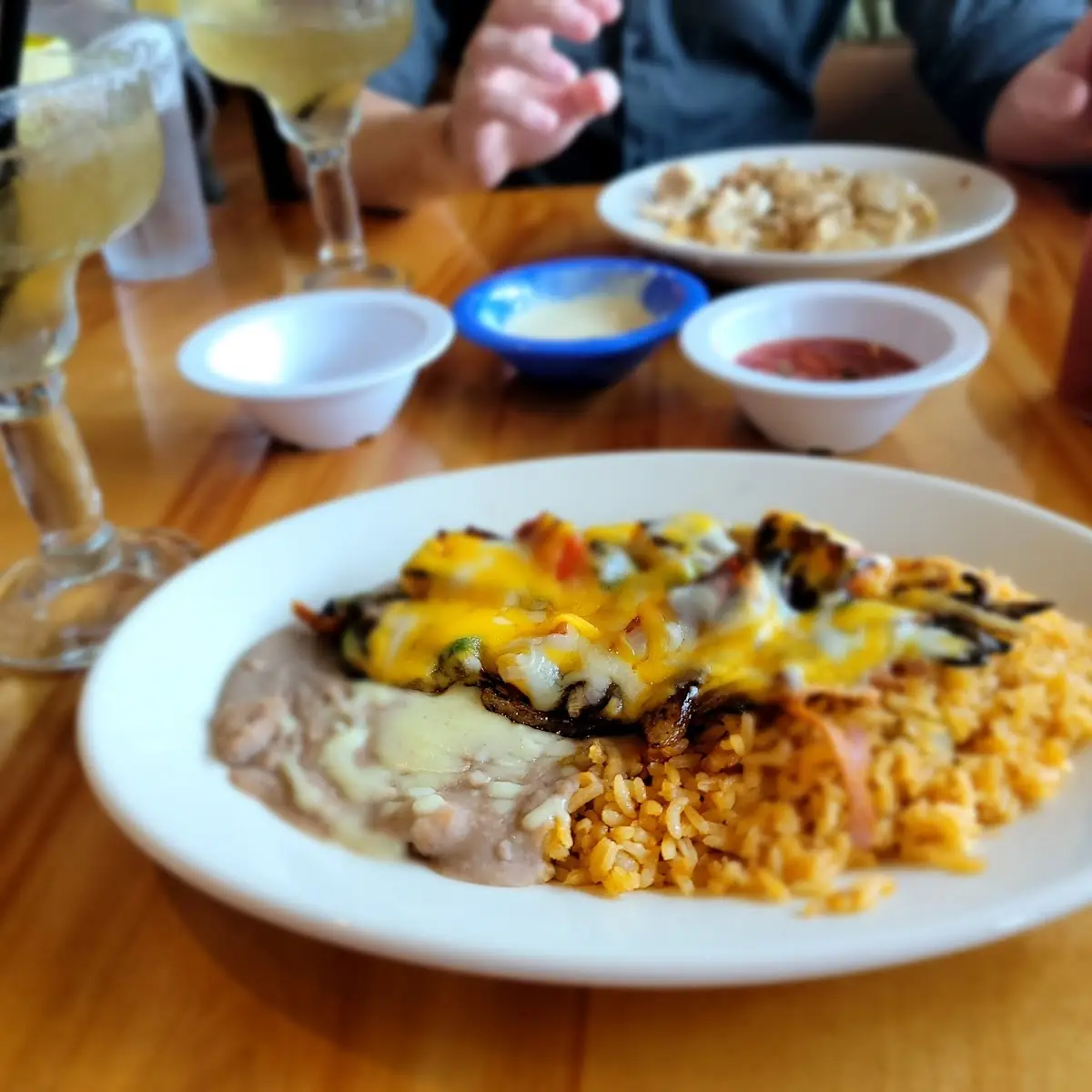 F. Vegetarian Burrito Combo