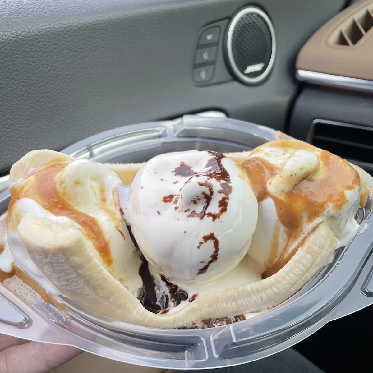 Banana Split with Chocolate Fudge