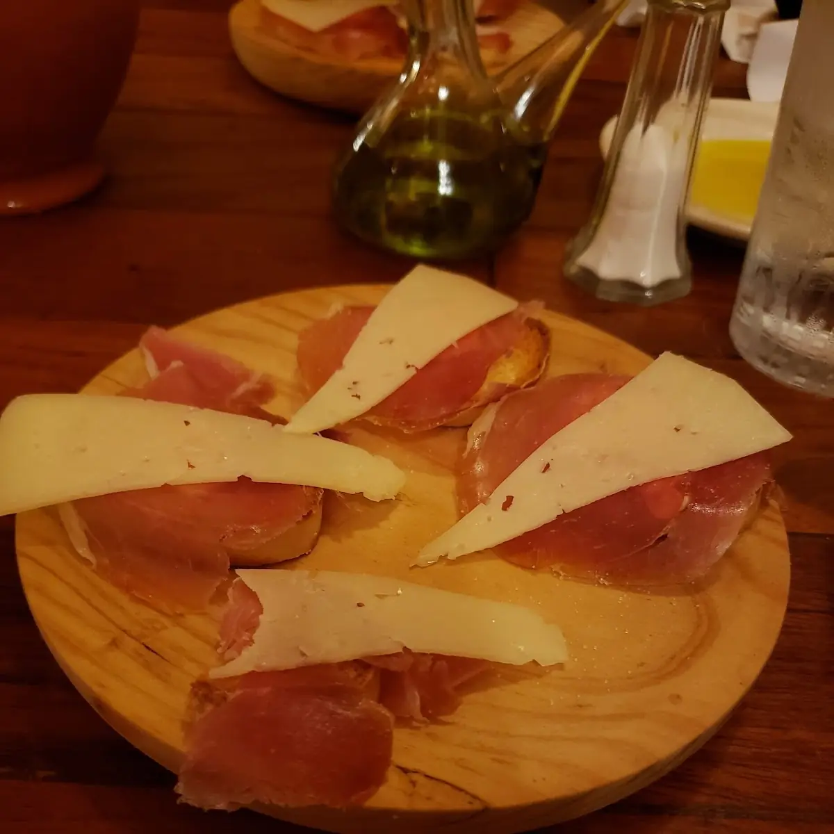 Cured Ham and Cheese Tapas
