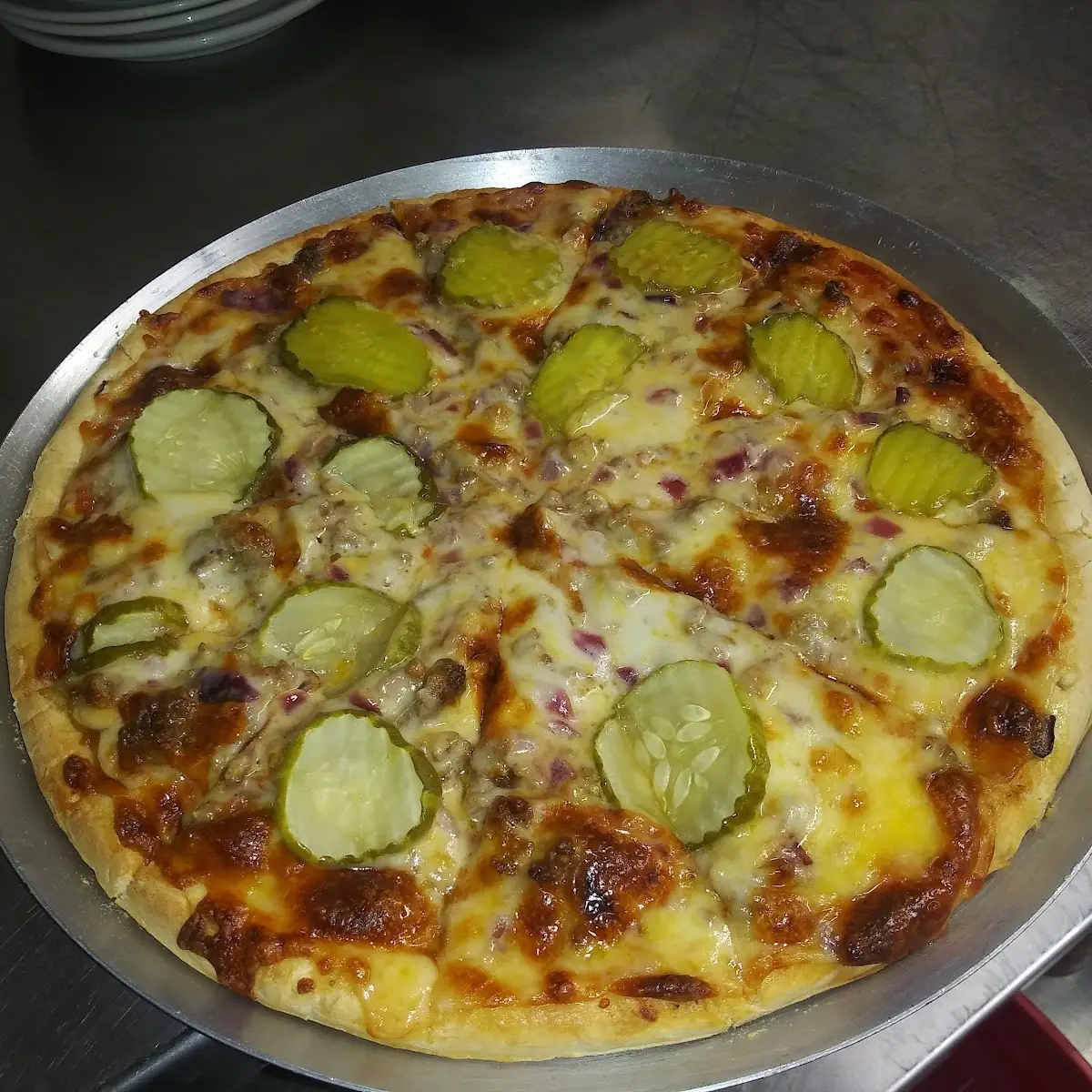 Cheese Burger Pizza