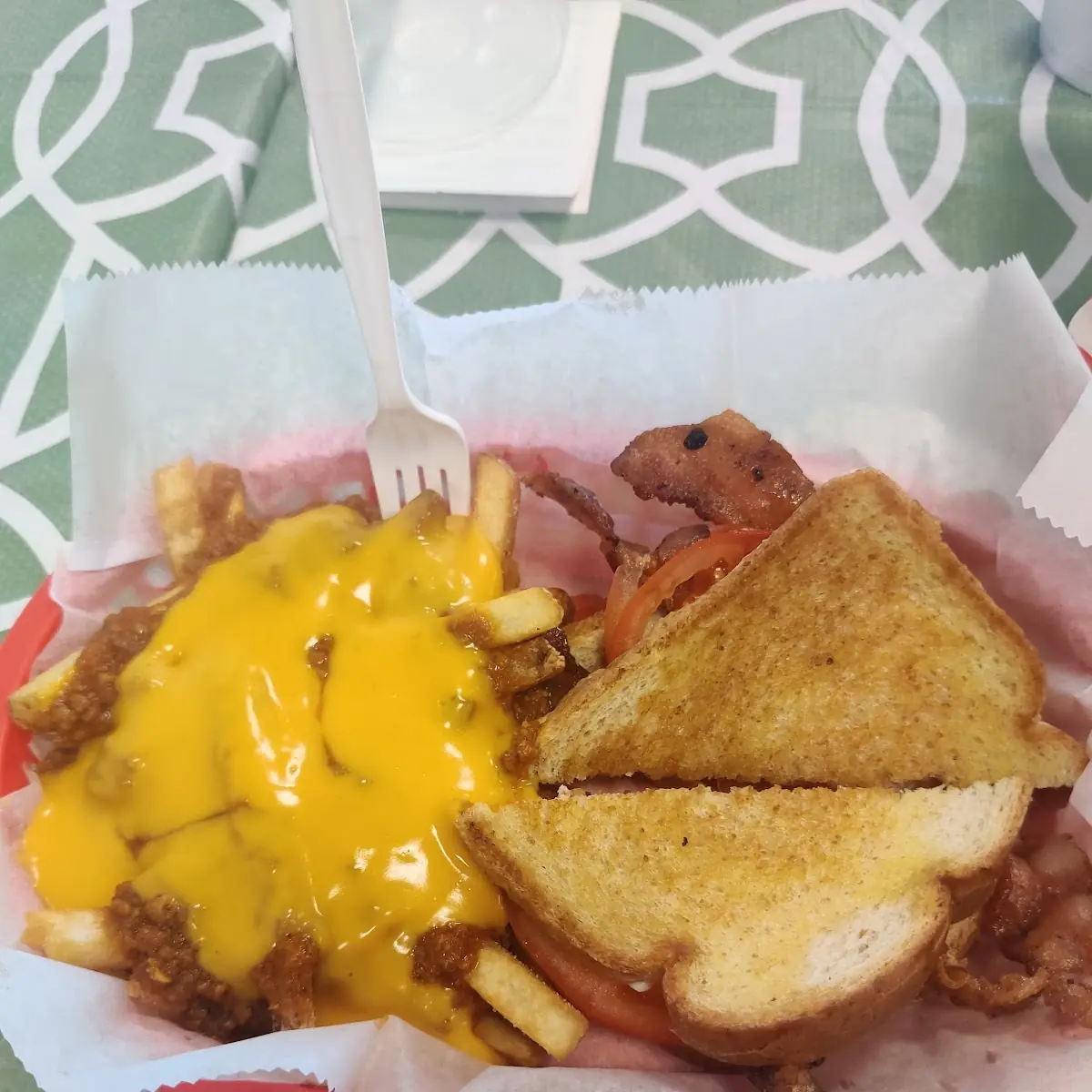 blt with Chili Cheese Fries